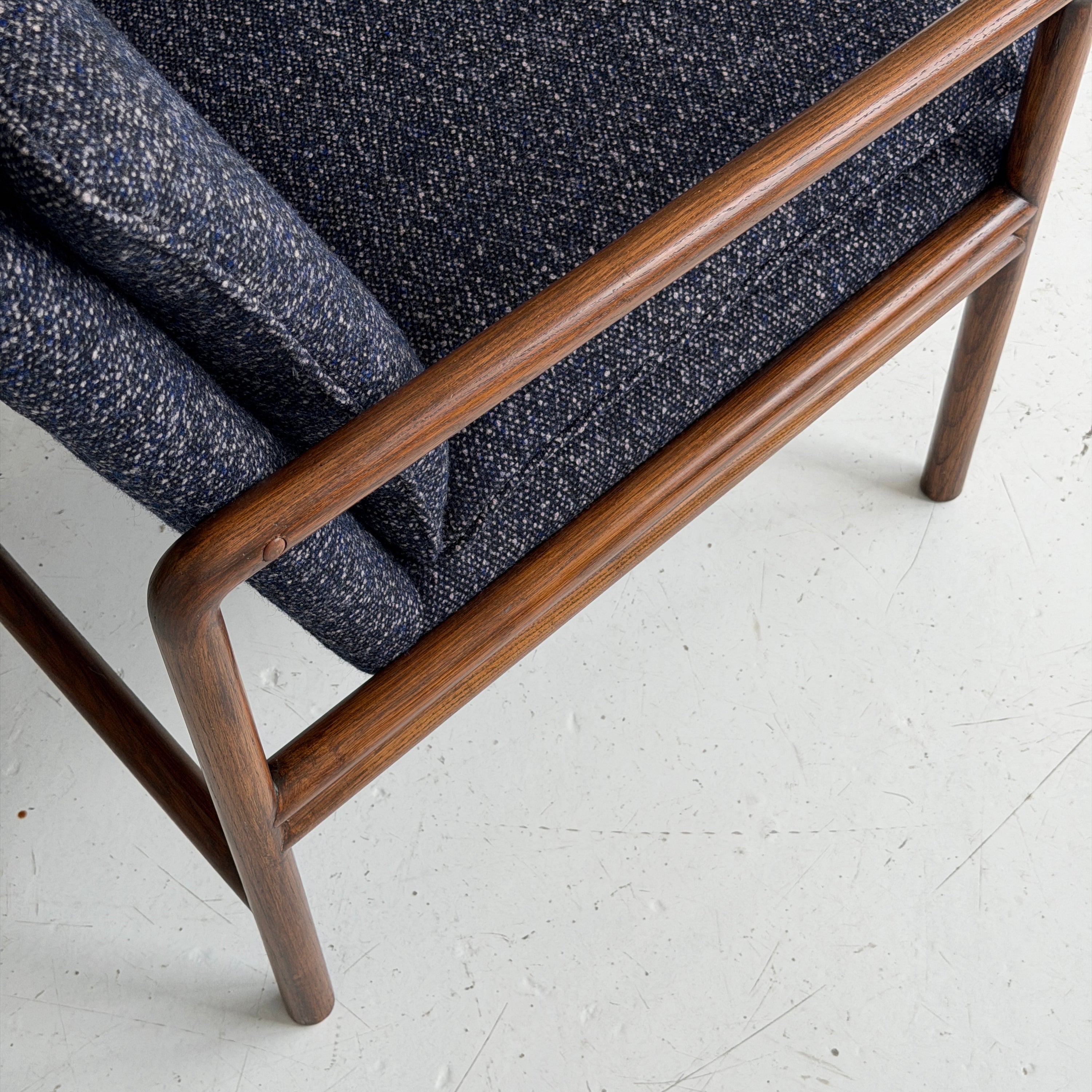 Bentwood Lounge Chair by Ward Bennett for Brickell Associates