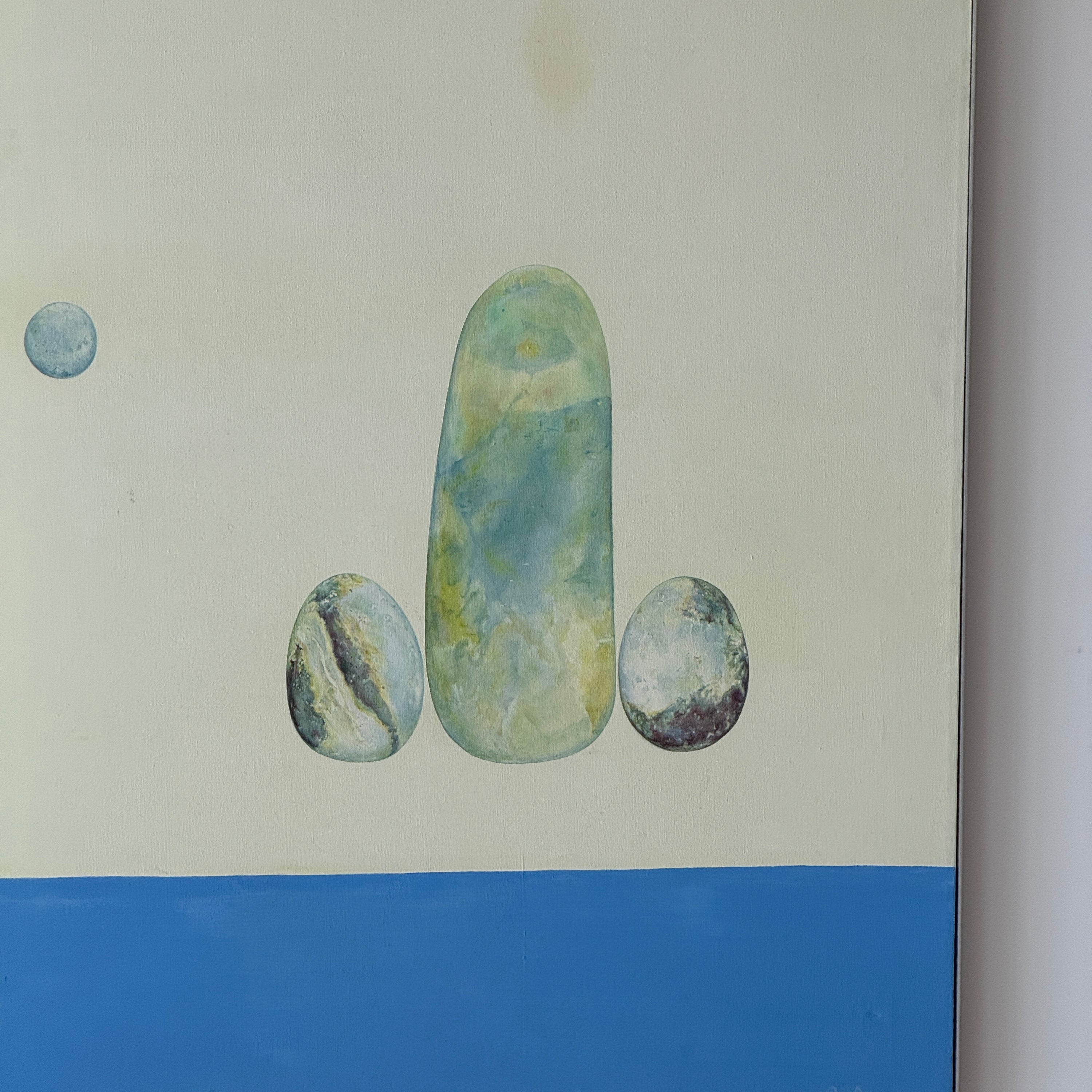 Abstract Acrylic on Canvas Painting by Elaine Goldberg Galen
