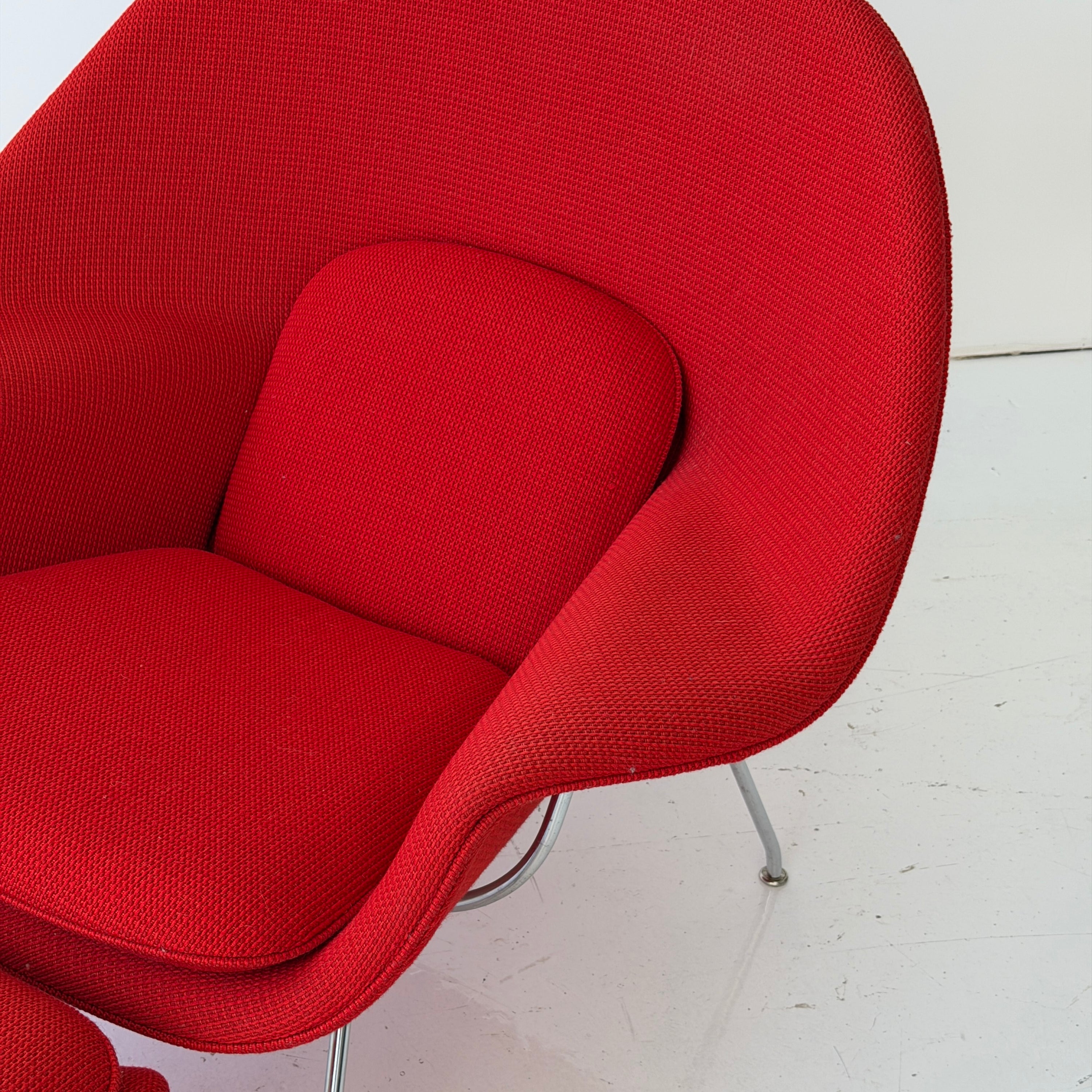 Womb Chair + Ottoman by Eero Saarinen for Knoll