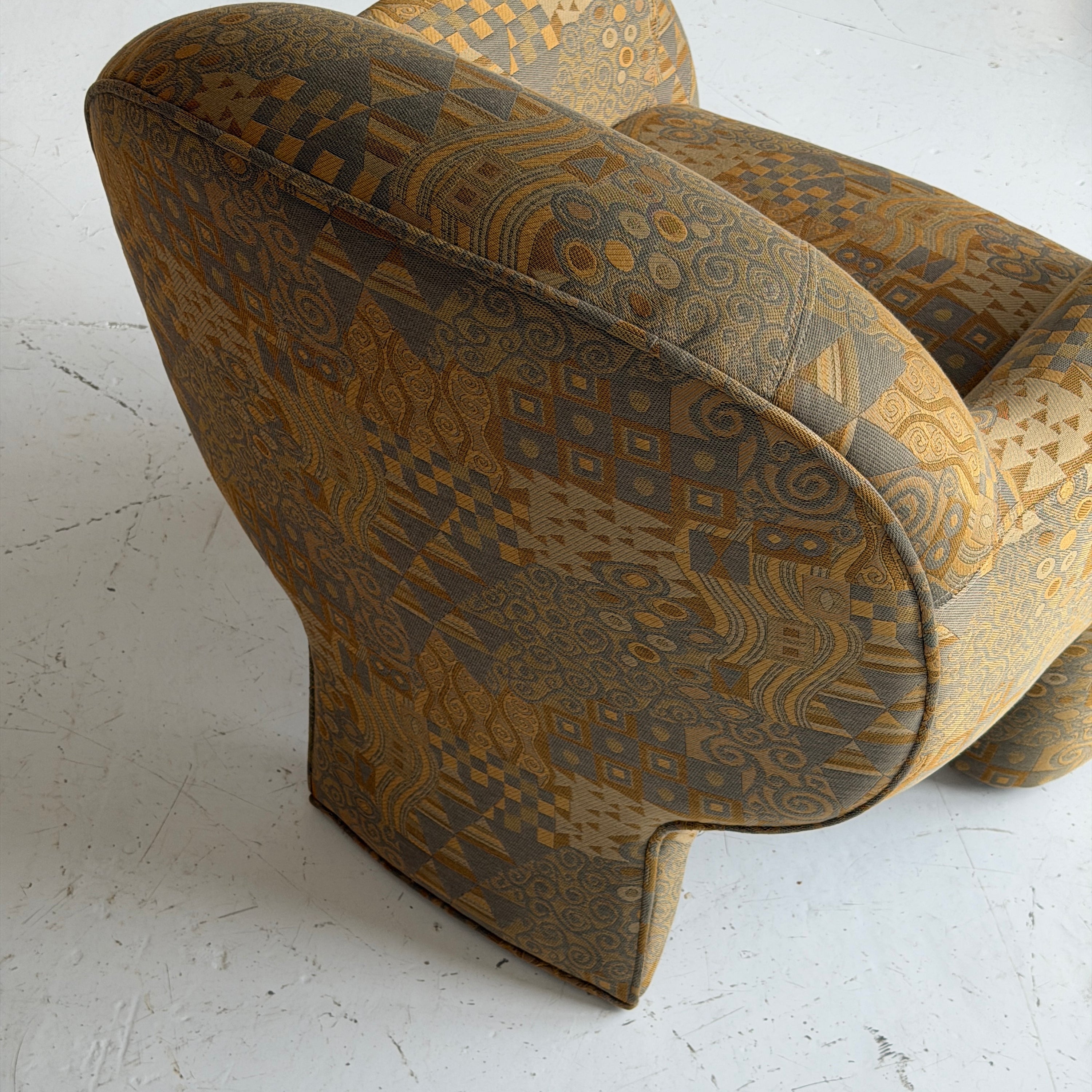 Tri Leg Postmodern Lounge Chairs by Preview