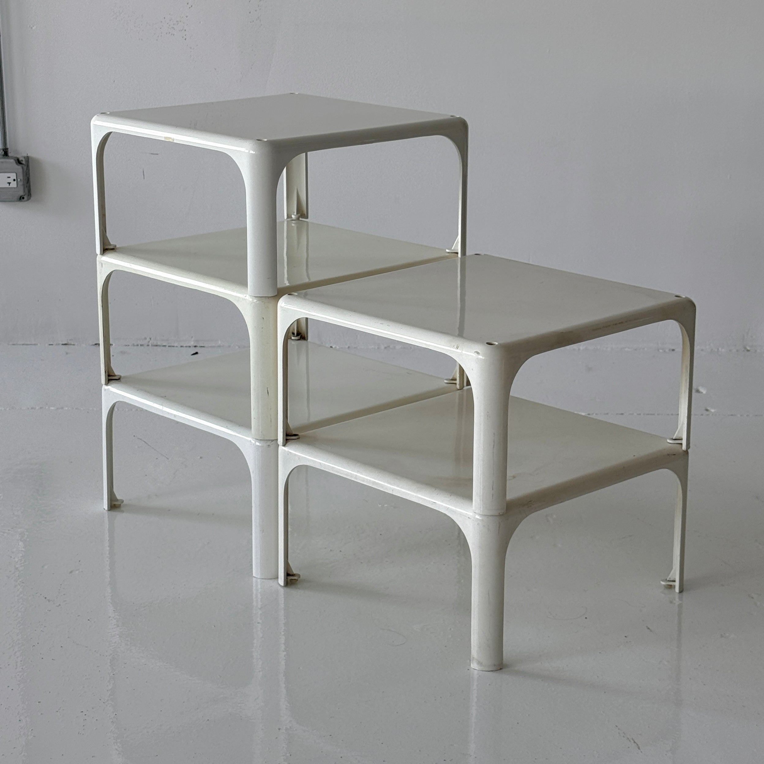 Demetrio 45 Tables by Vico Magistretti for Artemide