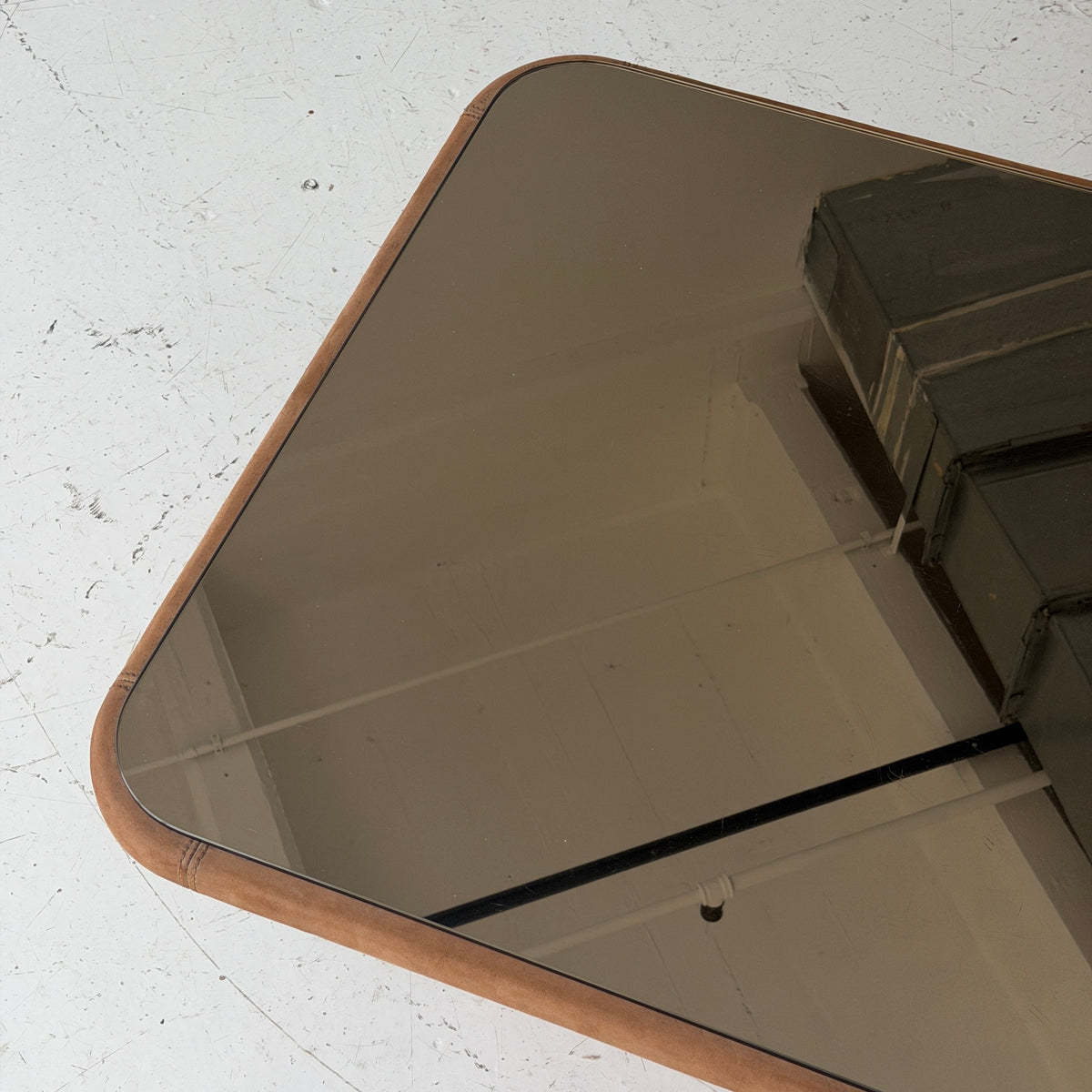 DS-47 Leather Coffee Table by De Sede