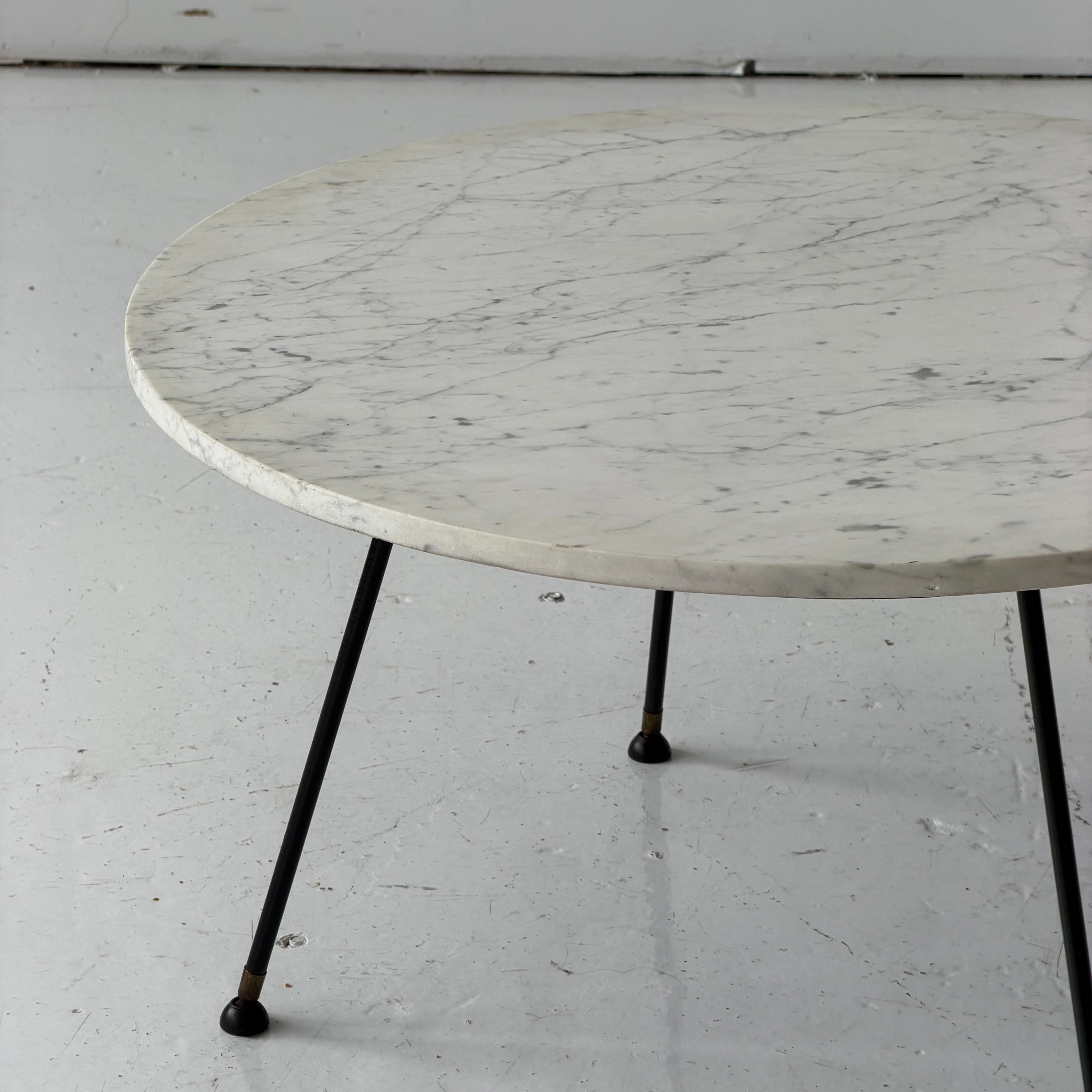 Italian Carrara Marble Coffee Table
