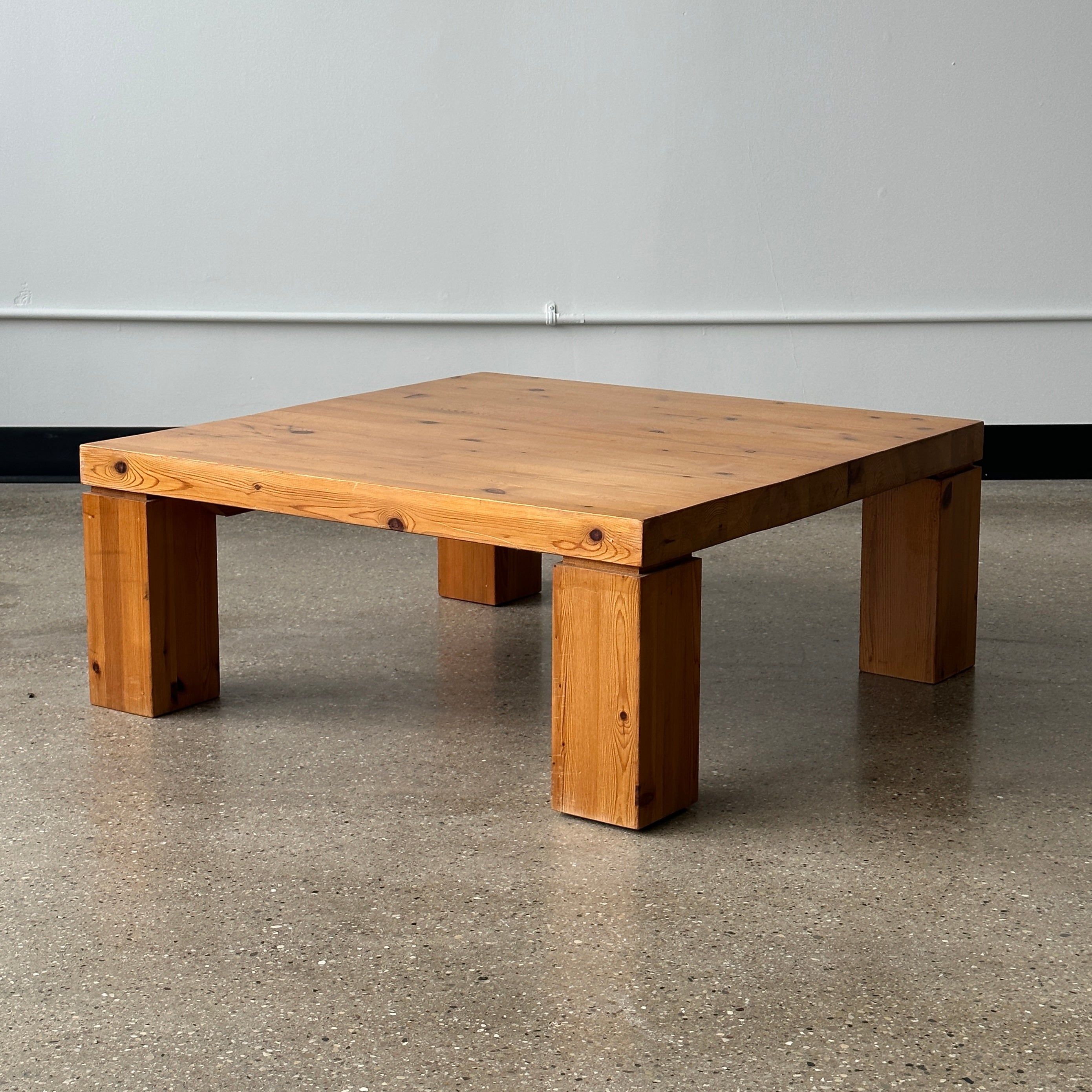 Monumental Swedish Pine Coffee Table (Small)