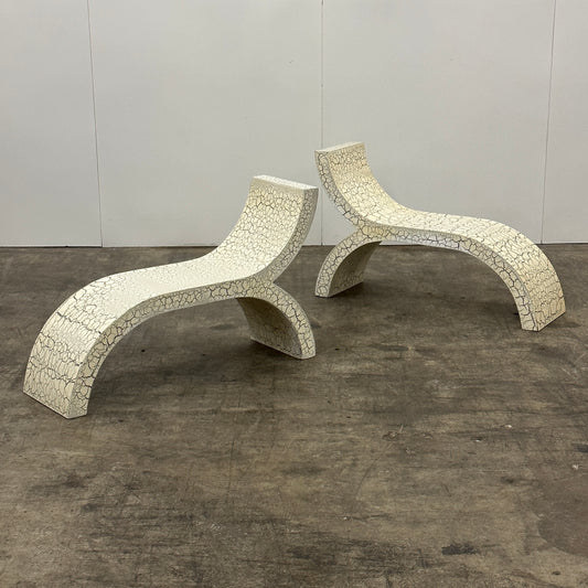 Sculptural Bentwood Chaise/Bench