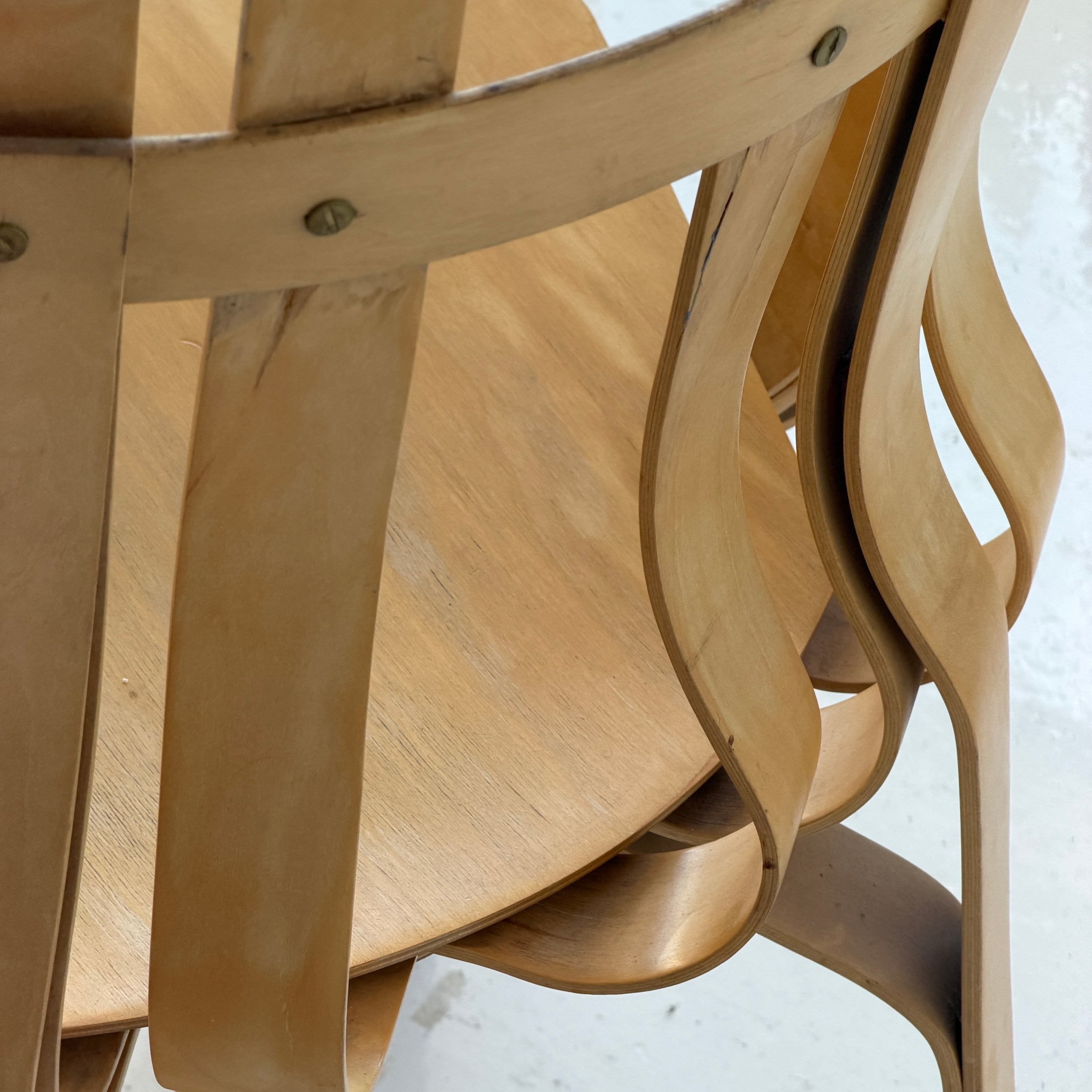 Hat Trick Chairs by Frank Gehry for Knoll