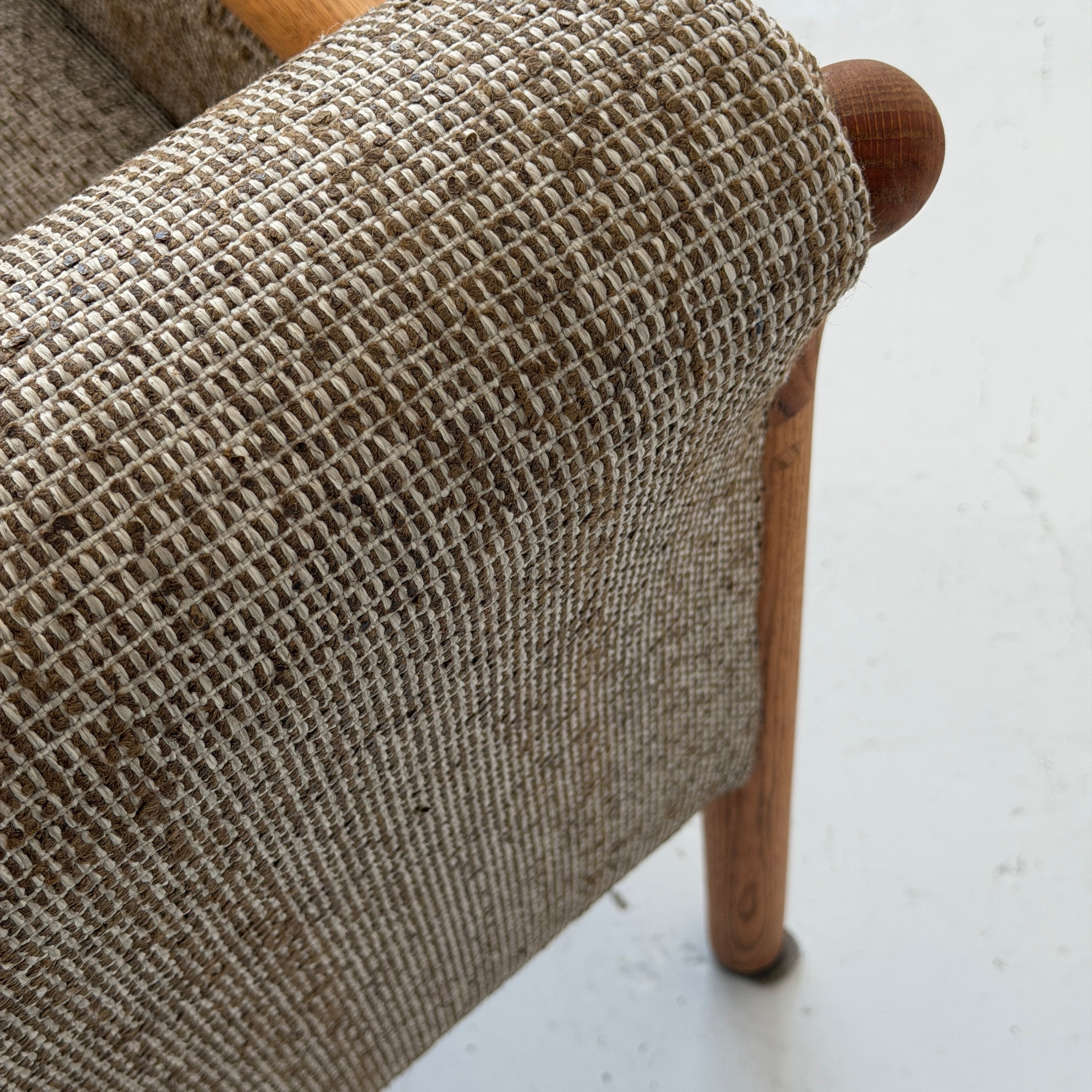 Oak Armchair by Milo Baughman for Thayer Coggin