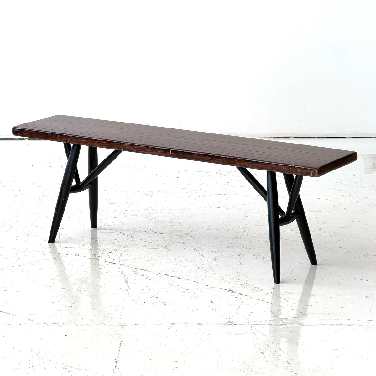 Pirkka Bench by Ilmari Tapiovaara for Laukaan Puu