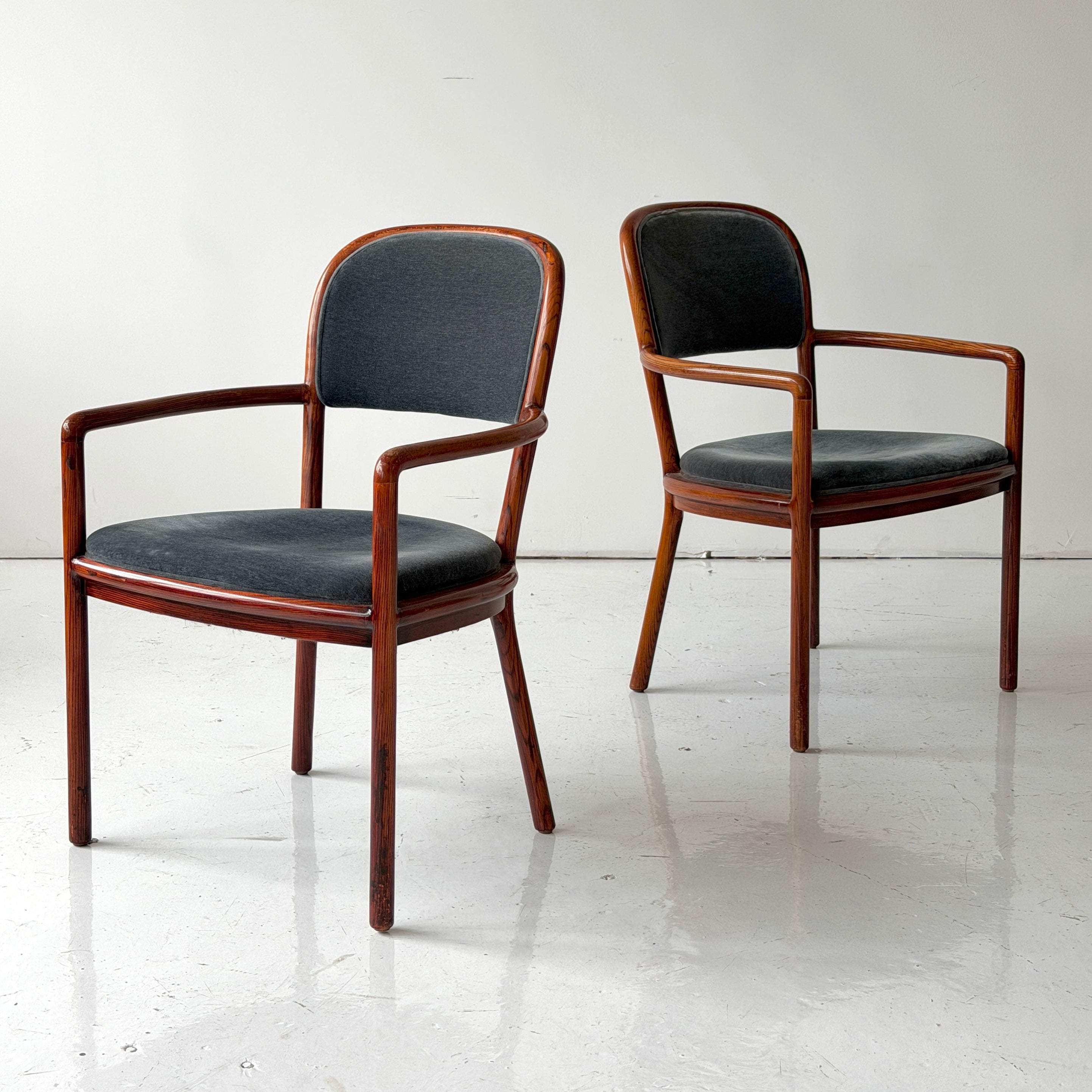 Bentwood Side Chairs by Ward Bennett for Brickell Associates