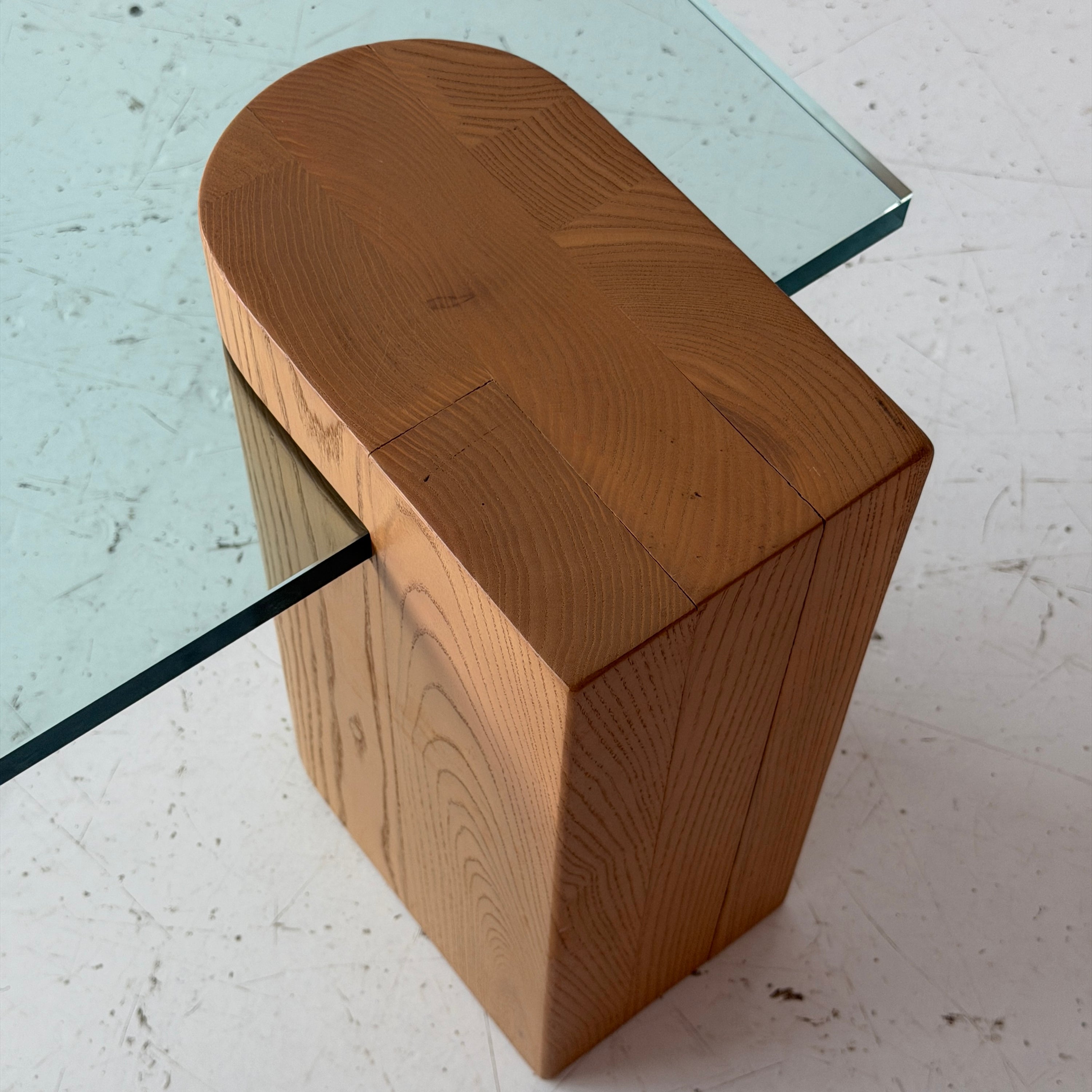 Studio Made Oak/Glass Coffee Table