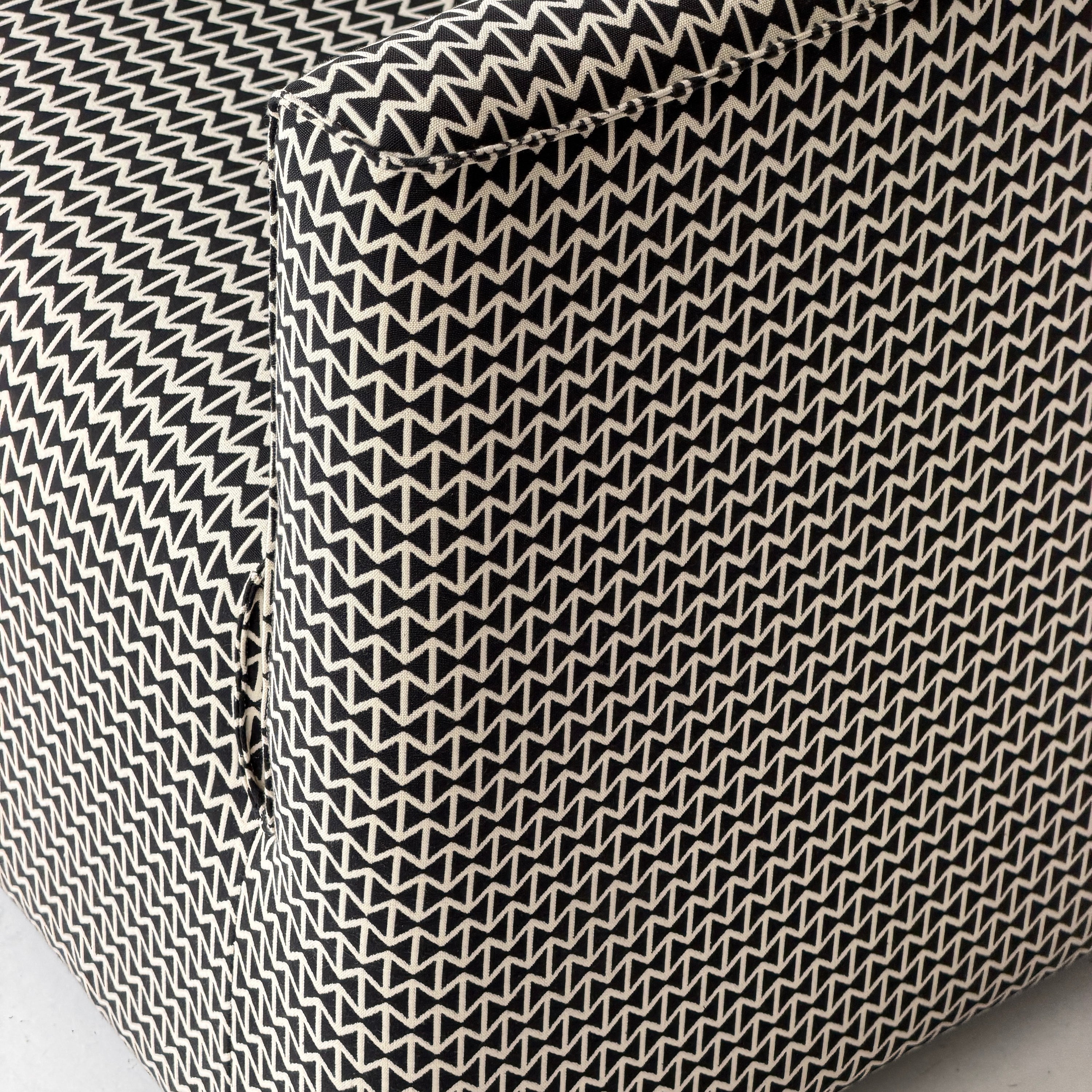 Cubic Lounge Chair by Jules Heumann for Metropolitan in Alexander  Girard Fabrics