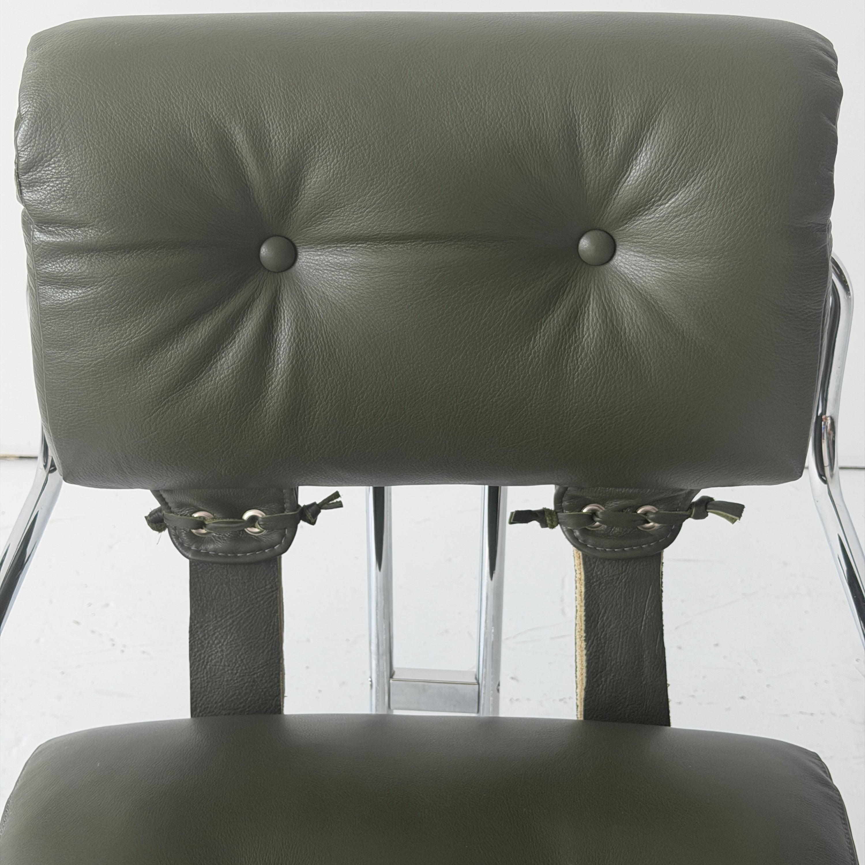 Tucroma Leather Dining Chairs by Guido Faleschini for i4 Mariani
