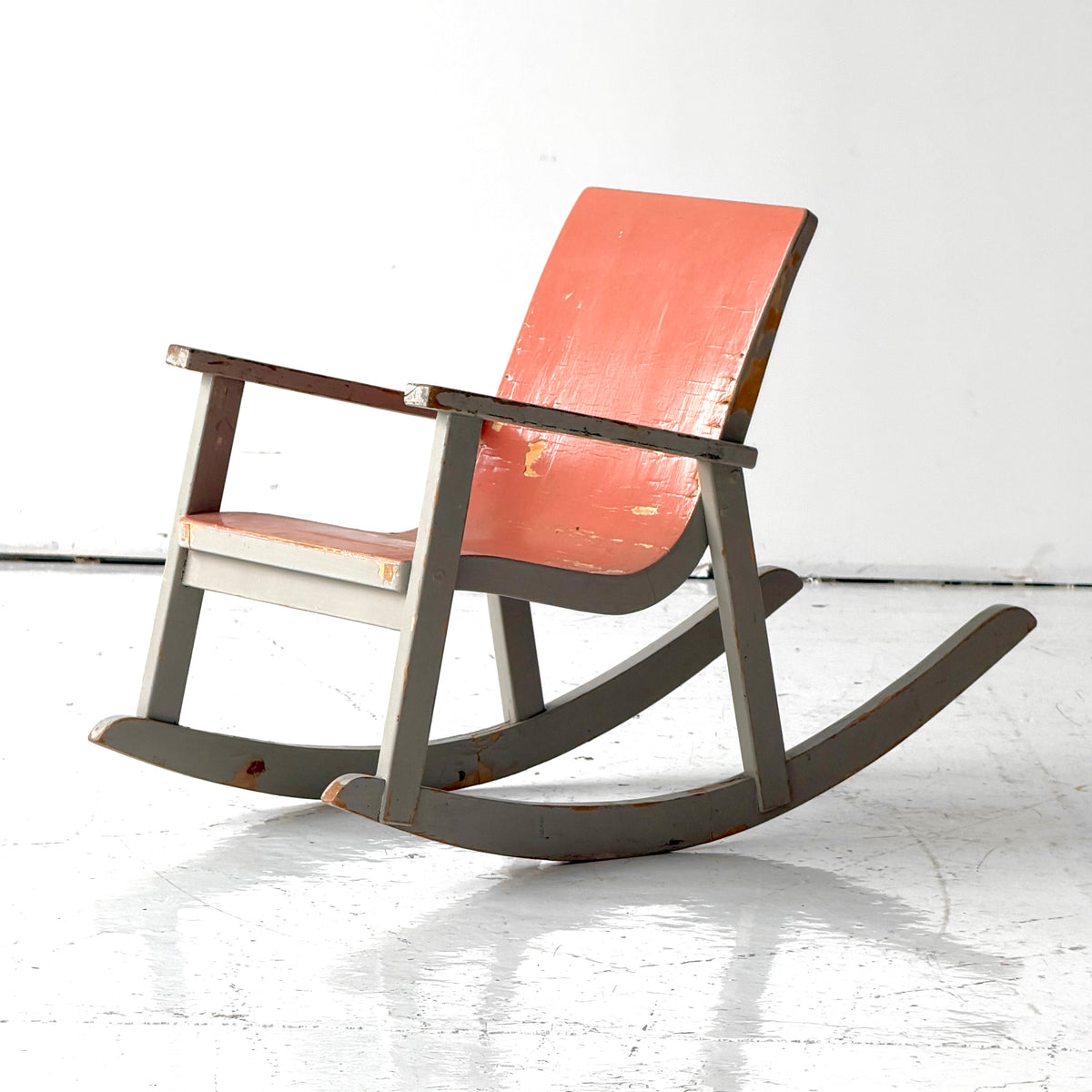 Child’s Plywood Rocking Chair by Eevert Toivonen for Artek