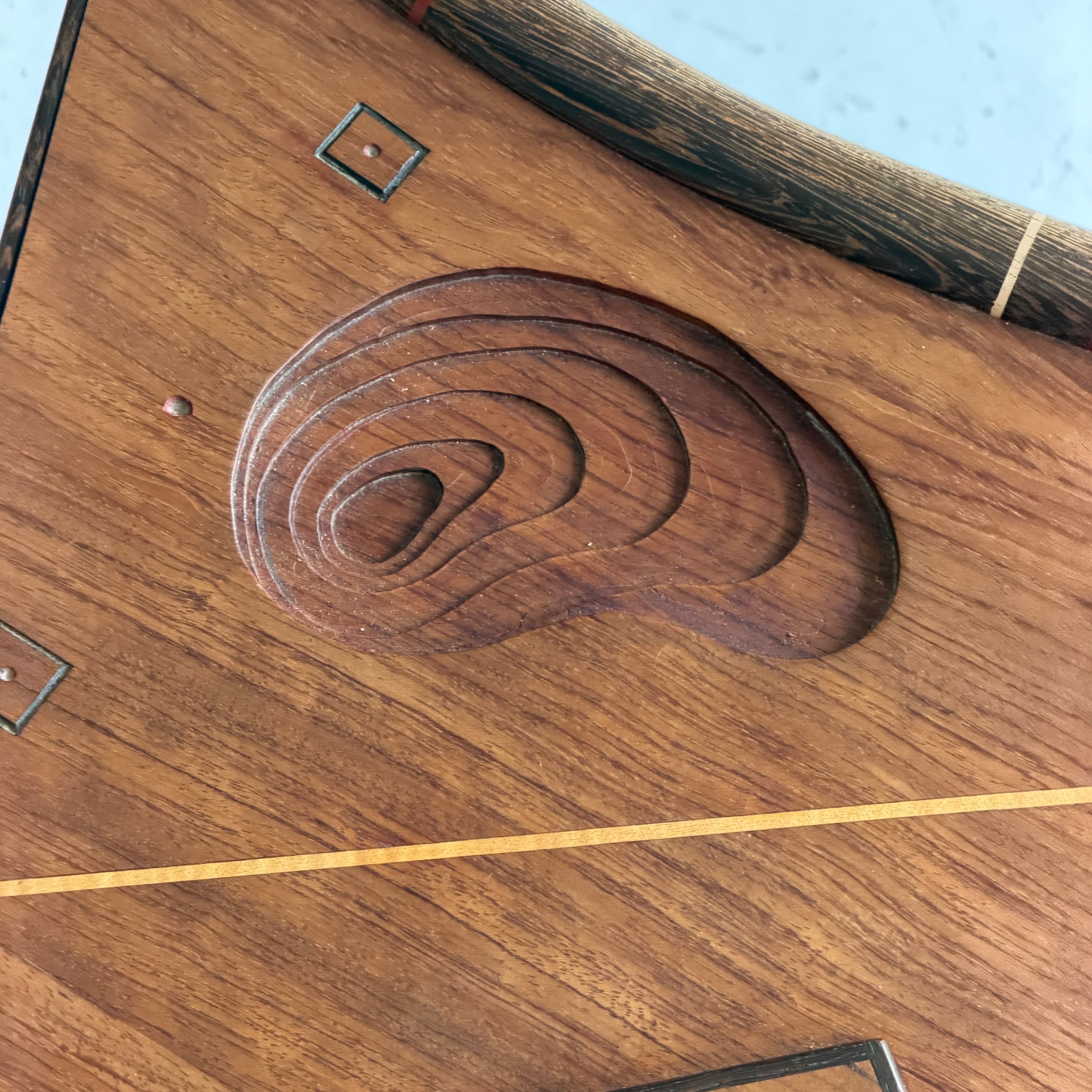 Inlaid Studio Made Coffee Table by Steven Spiro