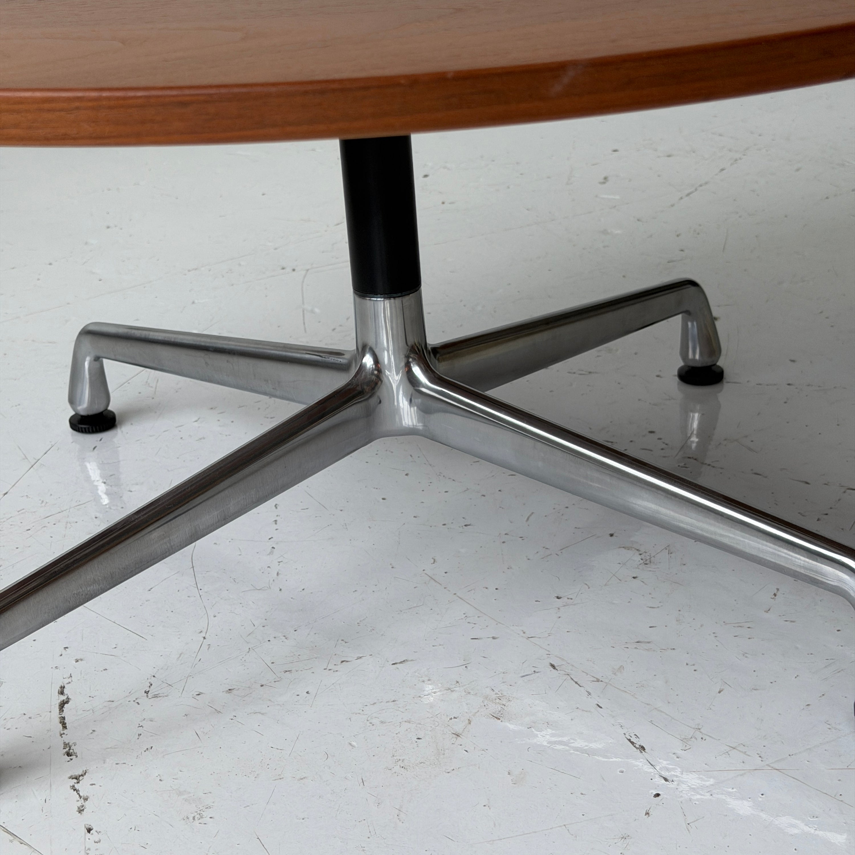 Walnut Aluminum Group Coffee Table by Charles & Ray Eames for Herman Miller