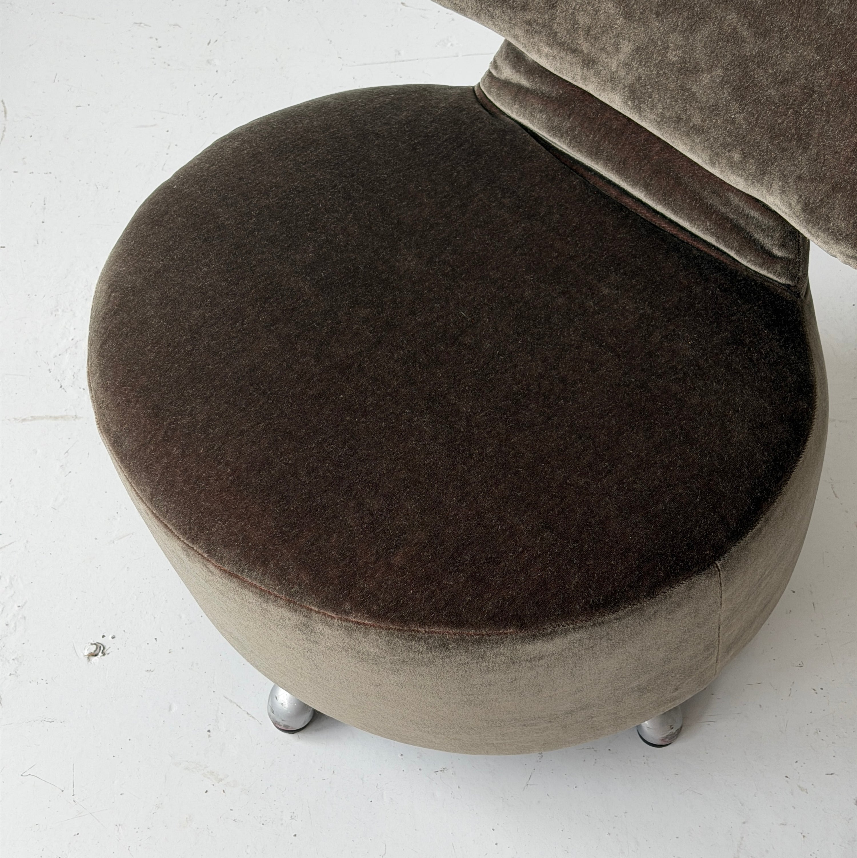 Aki Chairs by Toshiyuki Kita for Cassina in Mohair