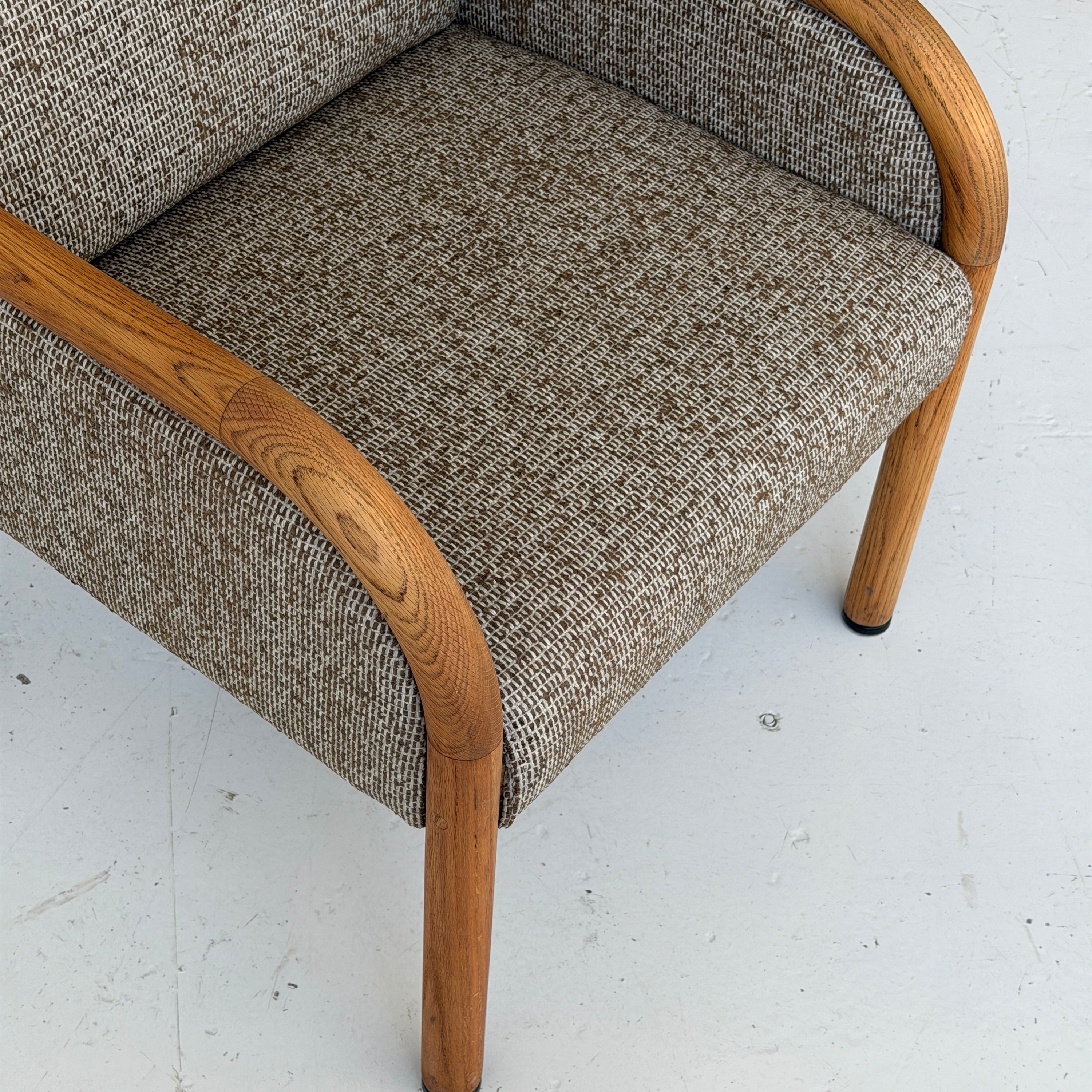 Oak Armchair by Milo Baughman for Thayer Coggin