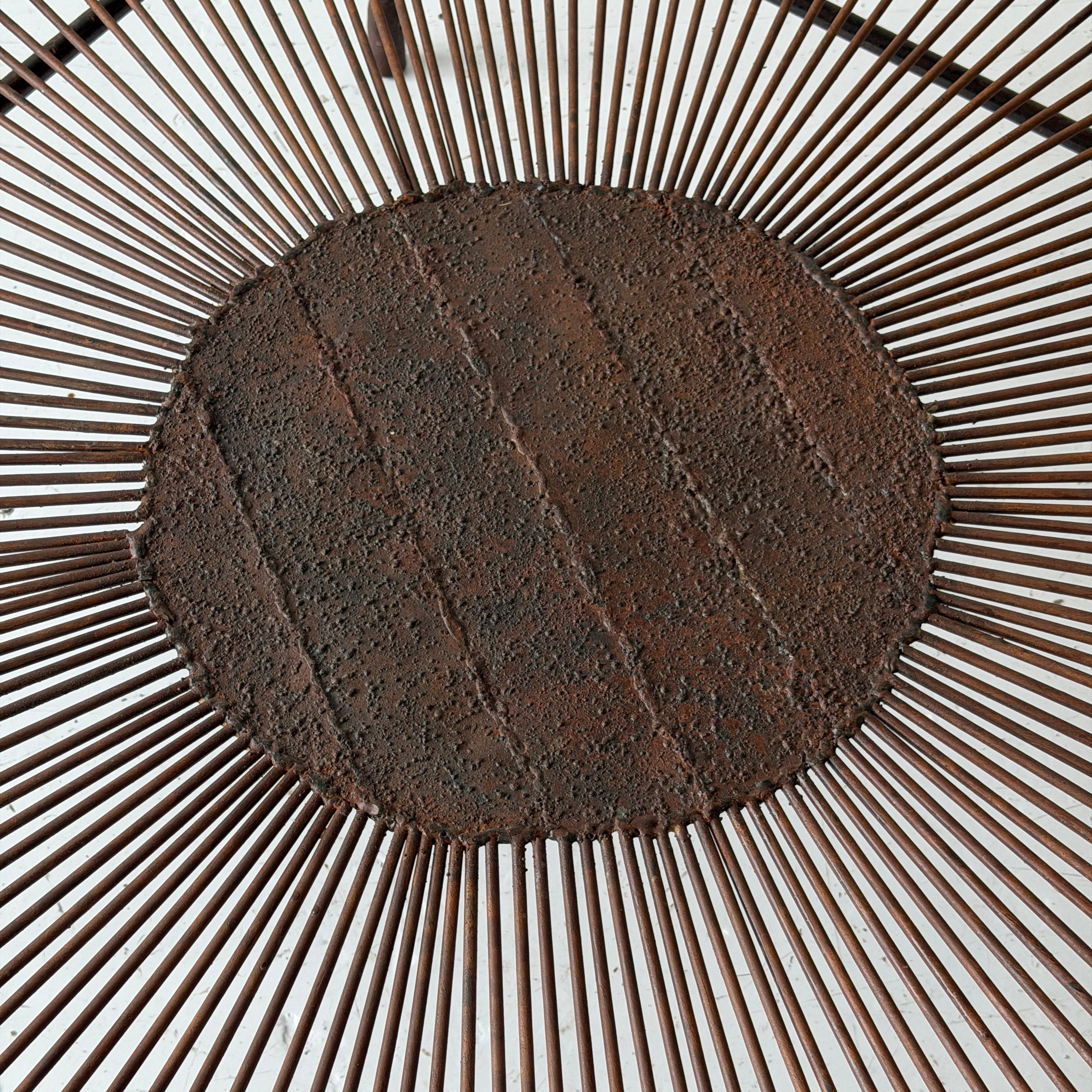 Studio Made Patinated Metal Coffee Table
