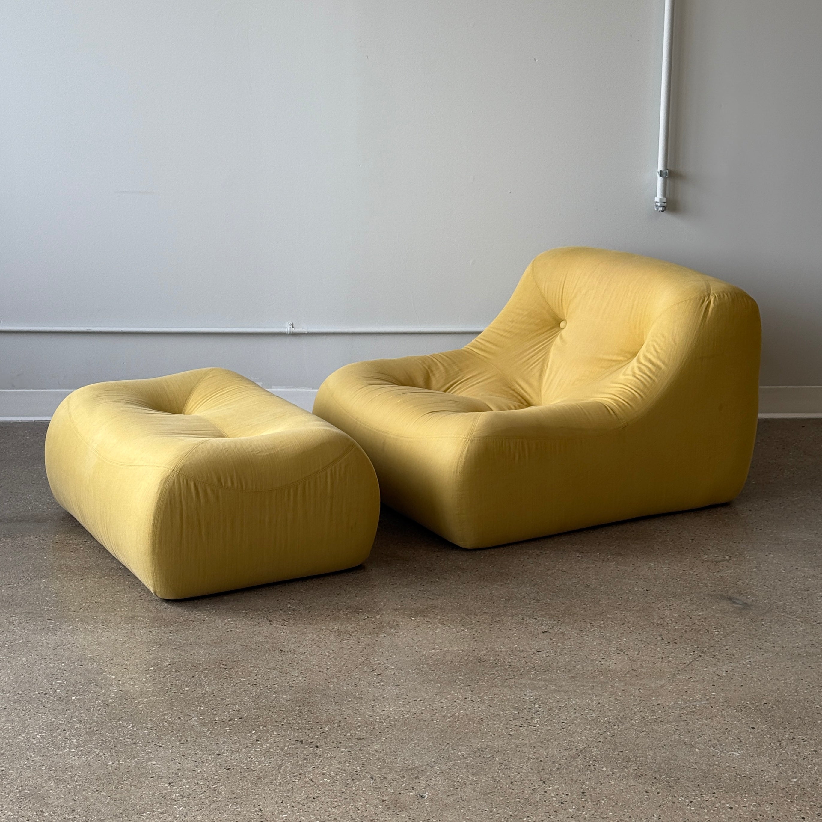 Kali Chair + Ottoman by Michel Ducaroy for Ligne Roset