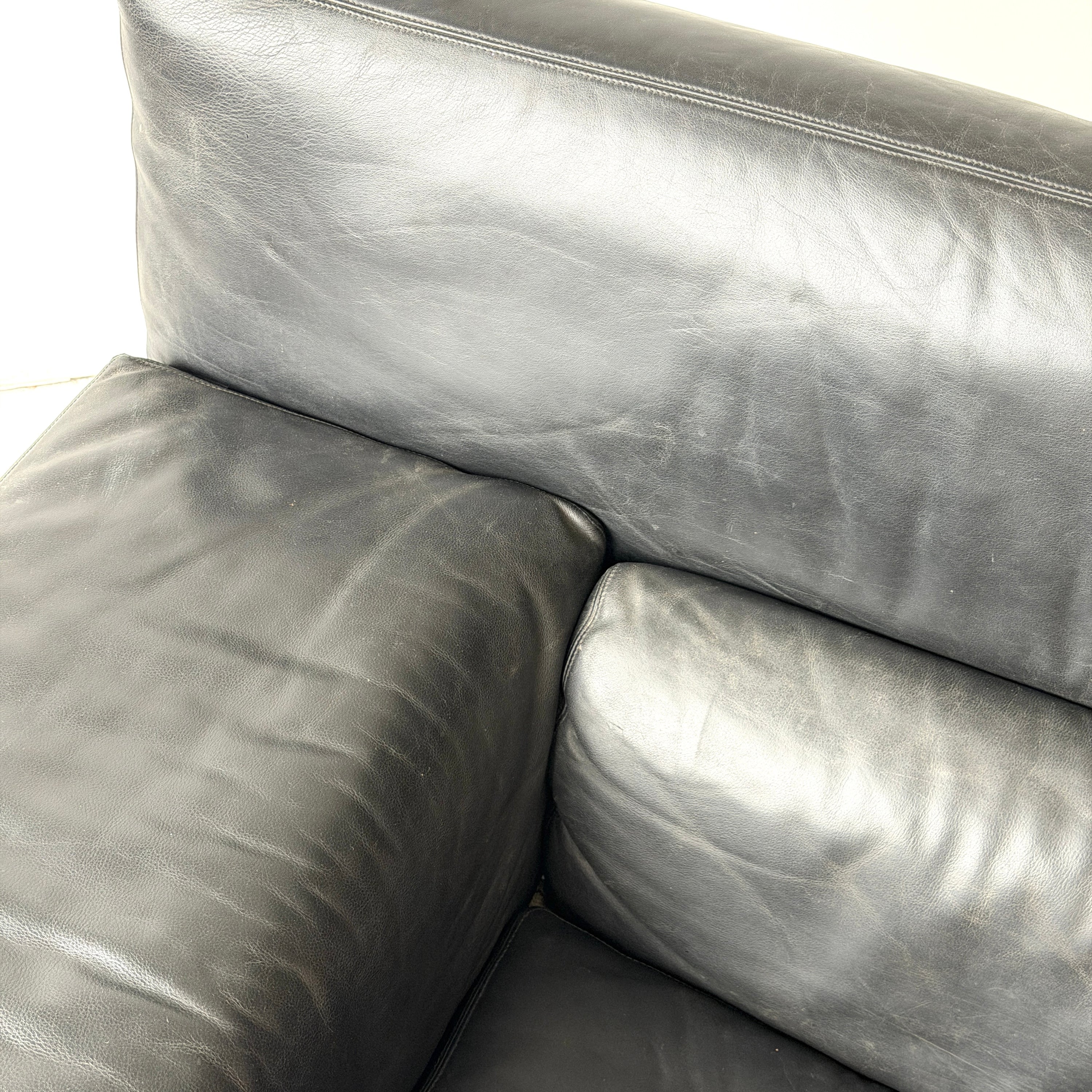 Leather Brigadier Sofa by Cini Boeri for Gavina