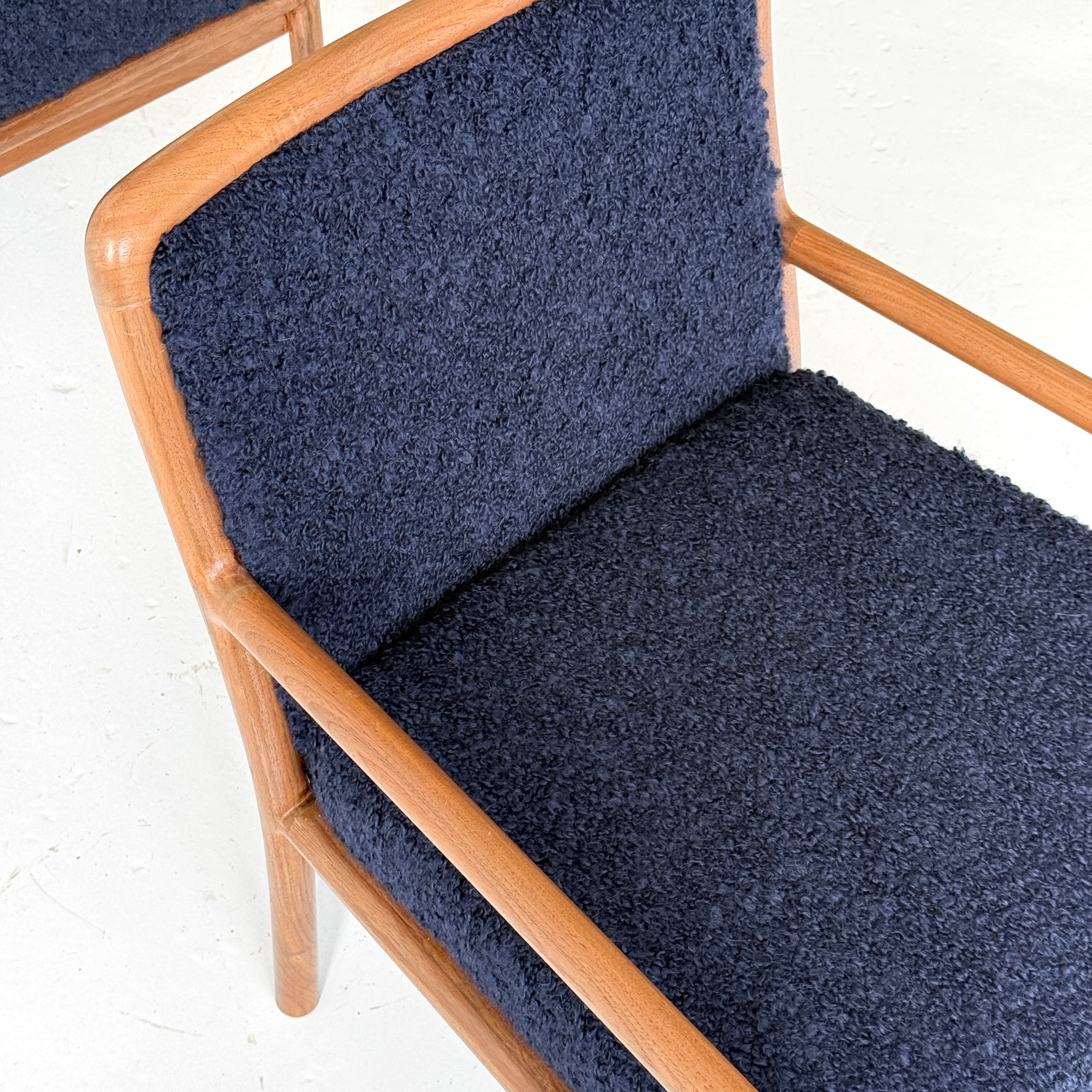 Bentwood Lounge Chairs by Ward Bennett for Brickell Associates