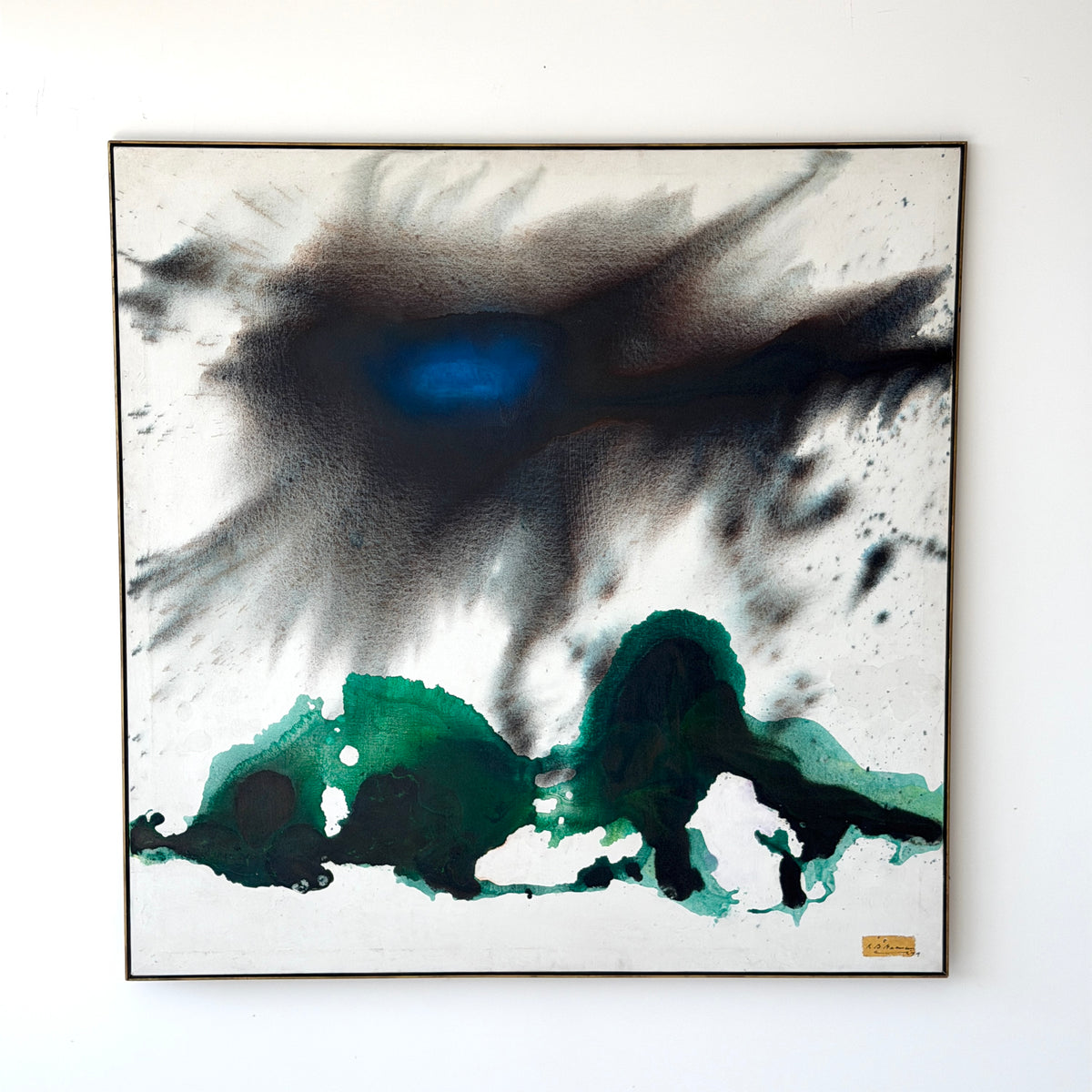 Abstract Acrylic on Canvas Painting by Richard Bancroft Beaman