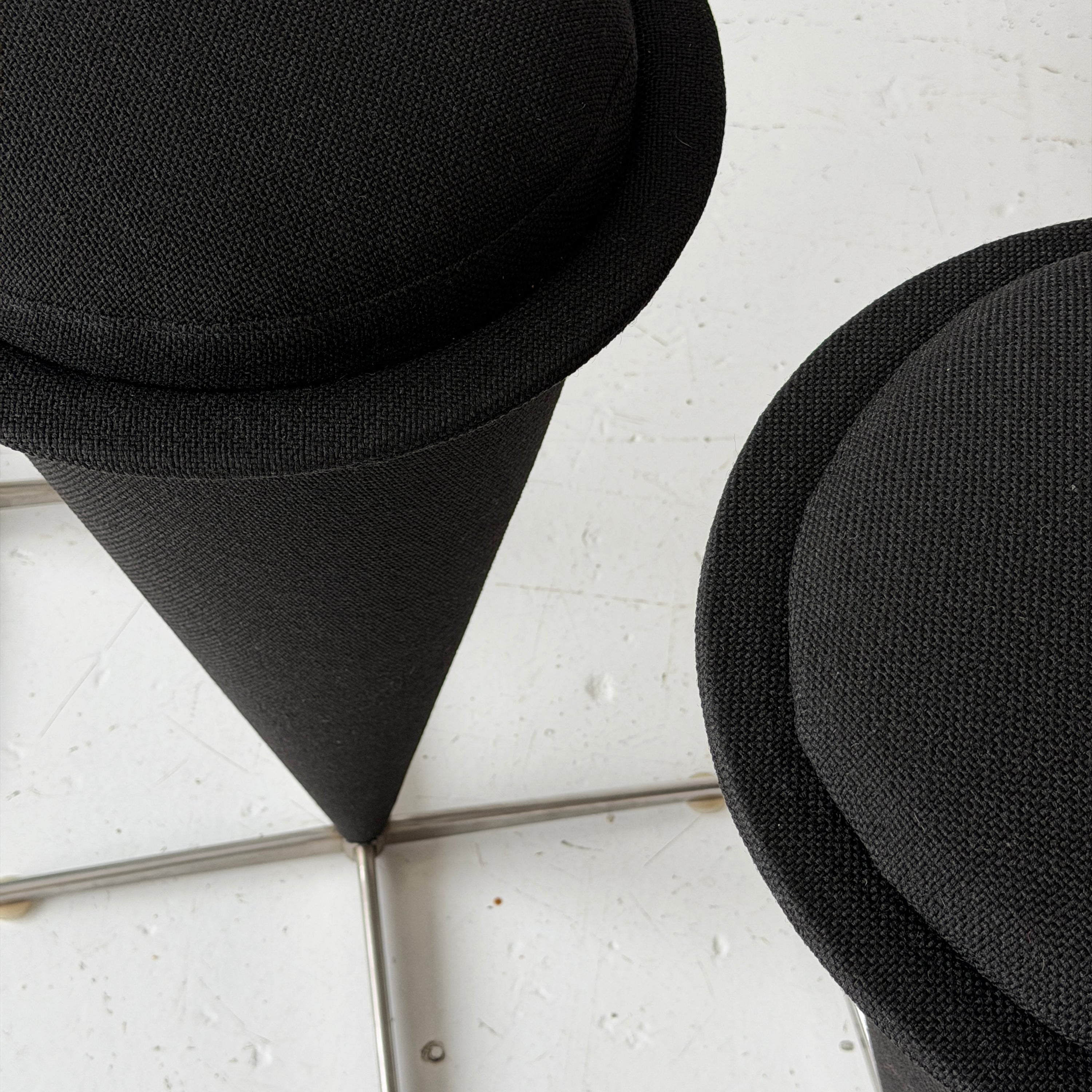 Cone Stools by Verner Panton for Plus Linje
