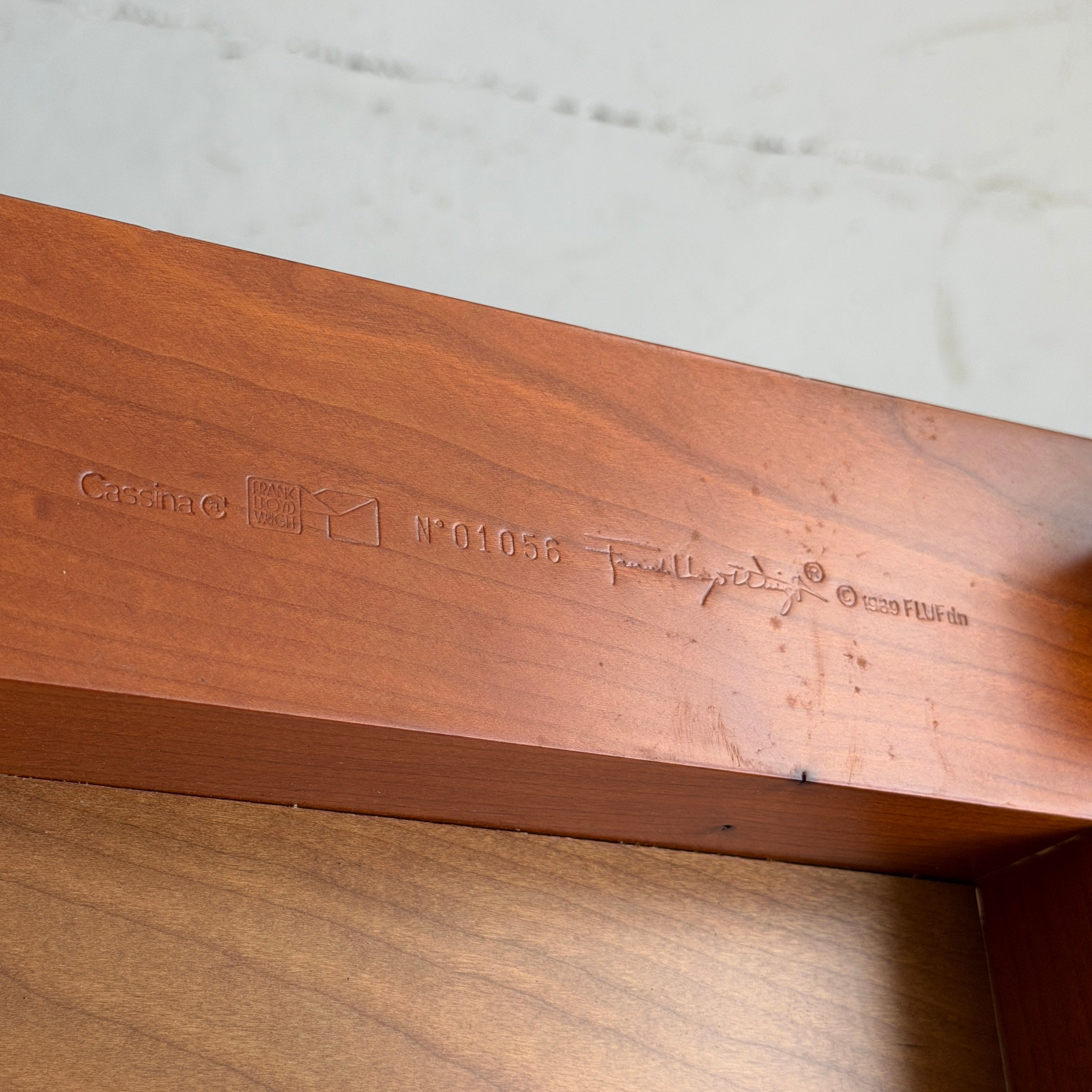 Robie House Side Table by Frank Lloyd Wright for Cassina