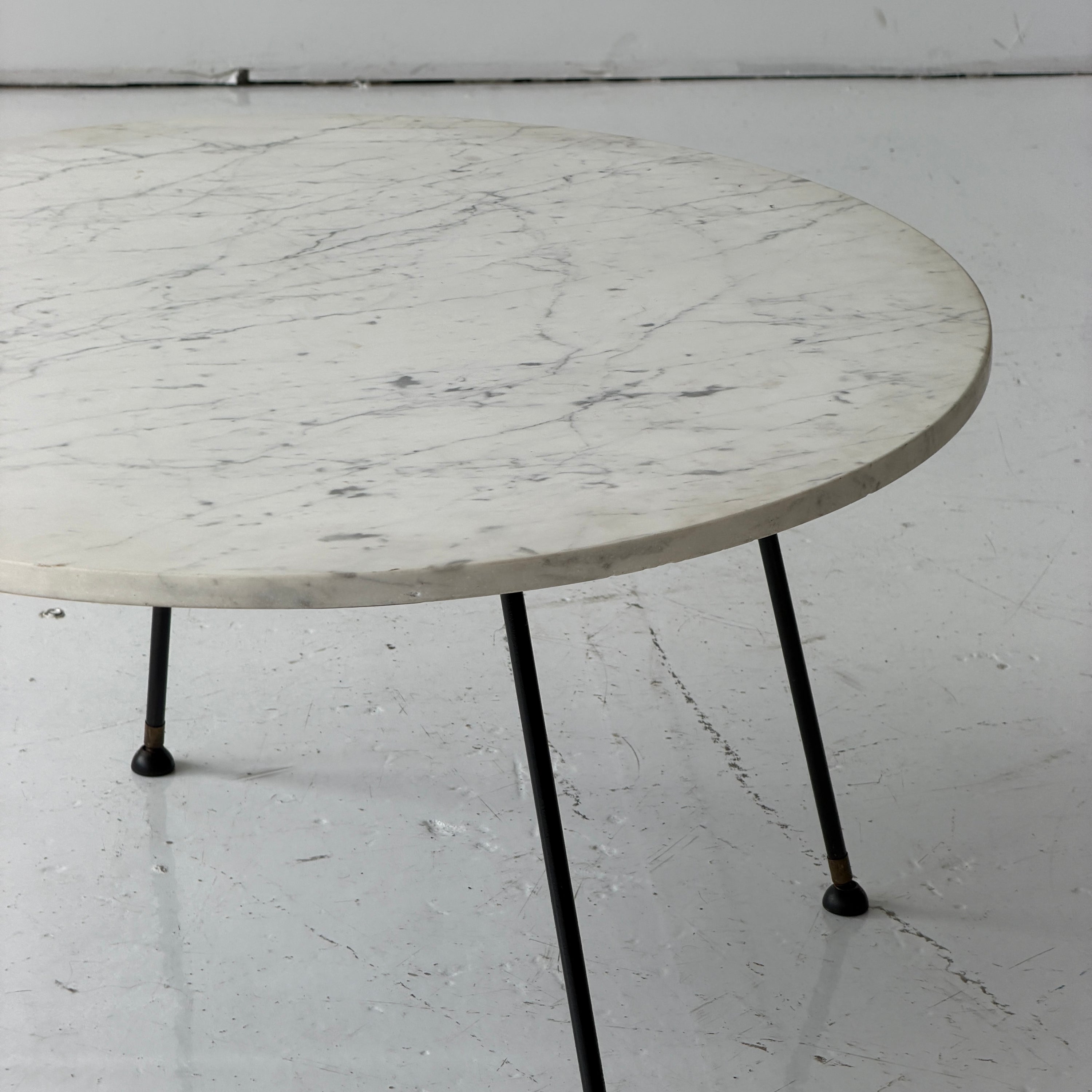Italian Carrara Marble Coffee Table