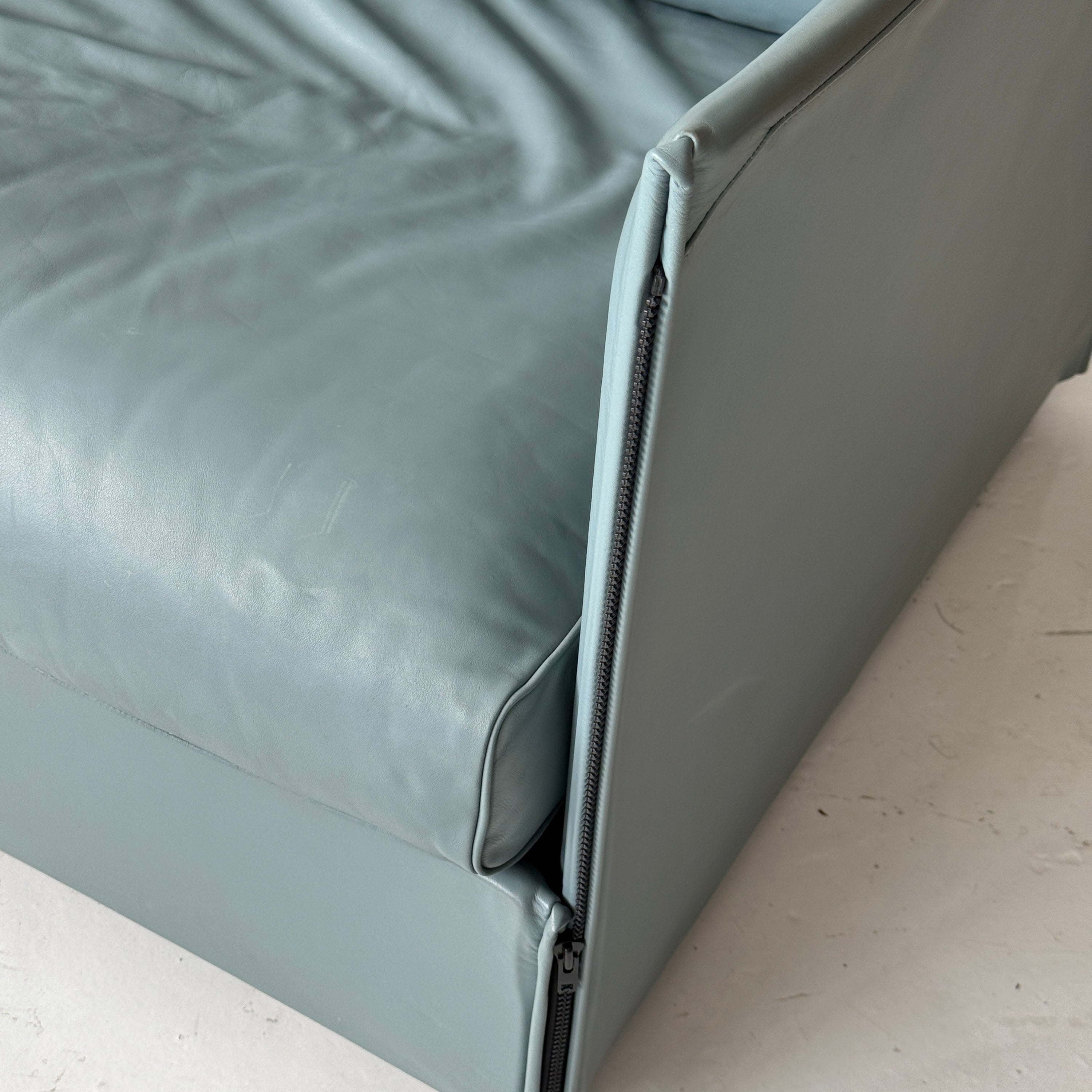 Landeau Leather Sofa by Mario Bellini for Cassina