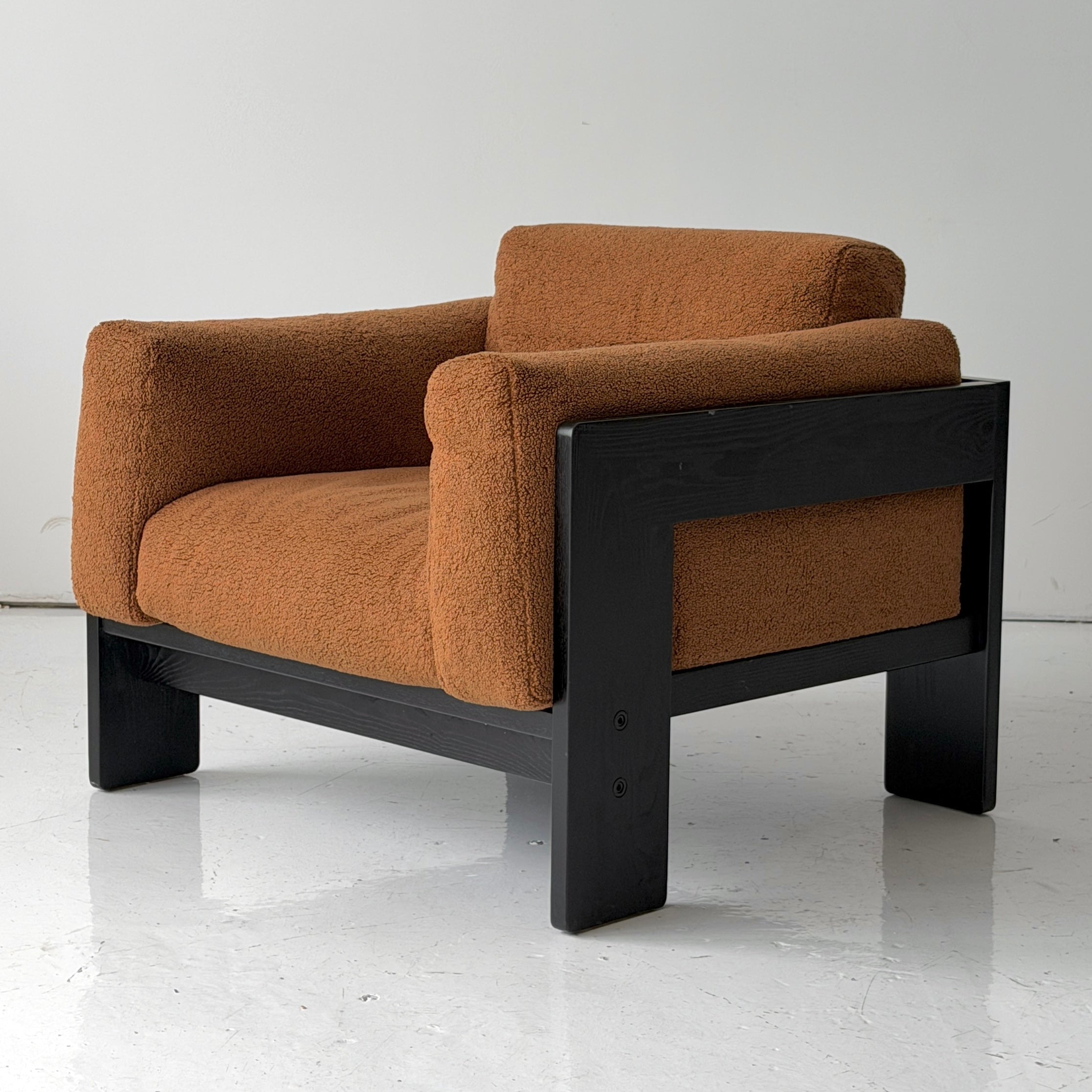 Ebonized Bastiano Chair by Afra + Tobia Scarpa for Gavina