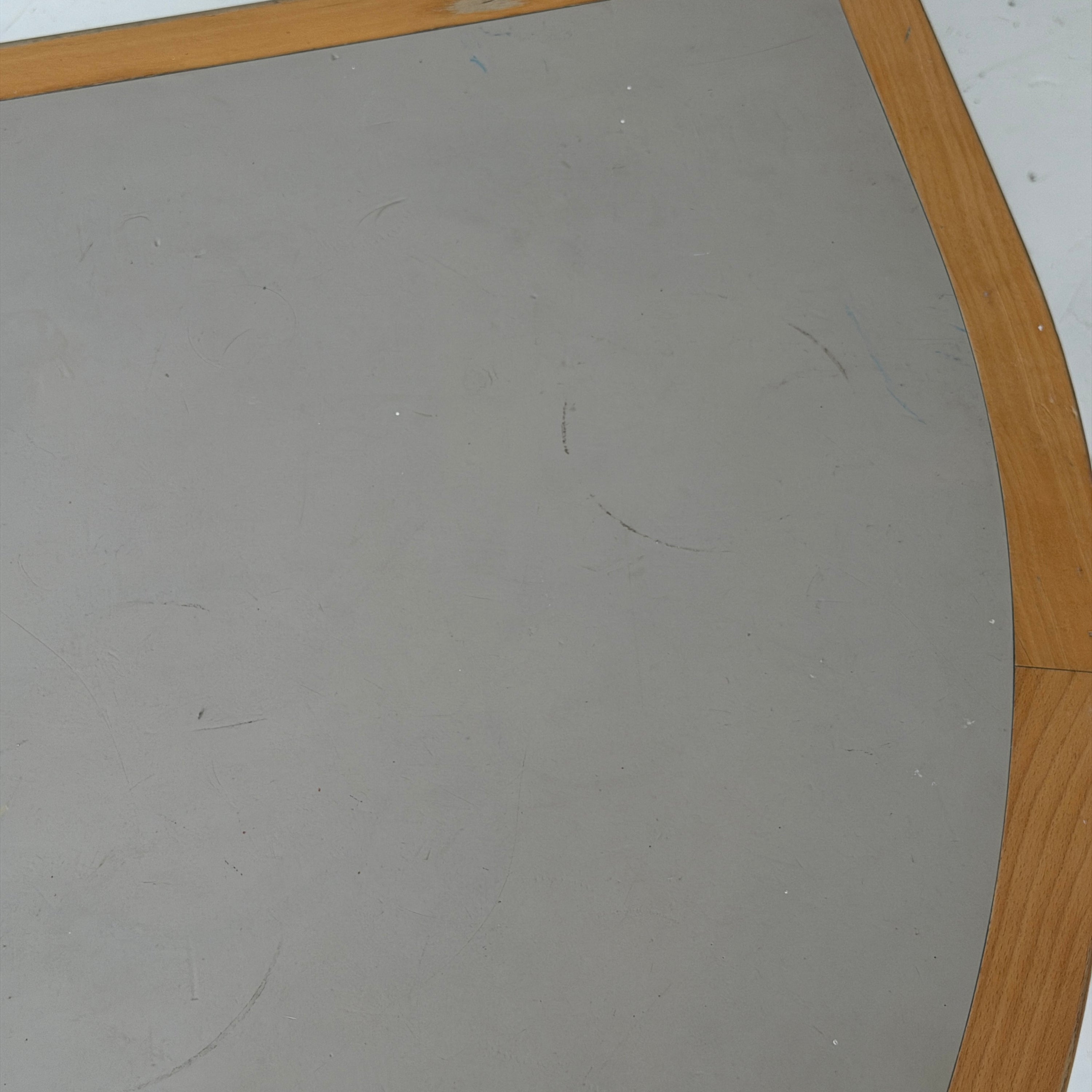 Half Moon Birch Table/Desk by Rud Thygesen and Johnny Sørensen for Magnus Olesen