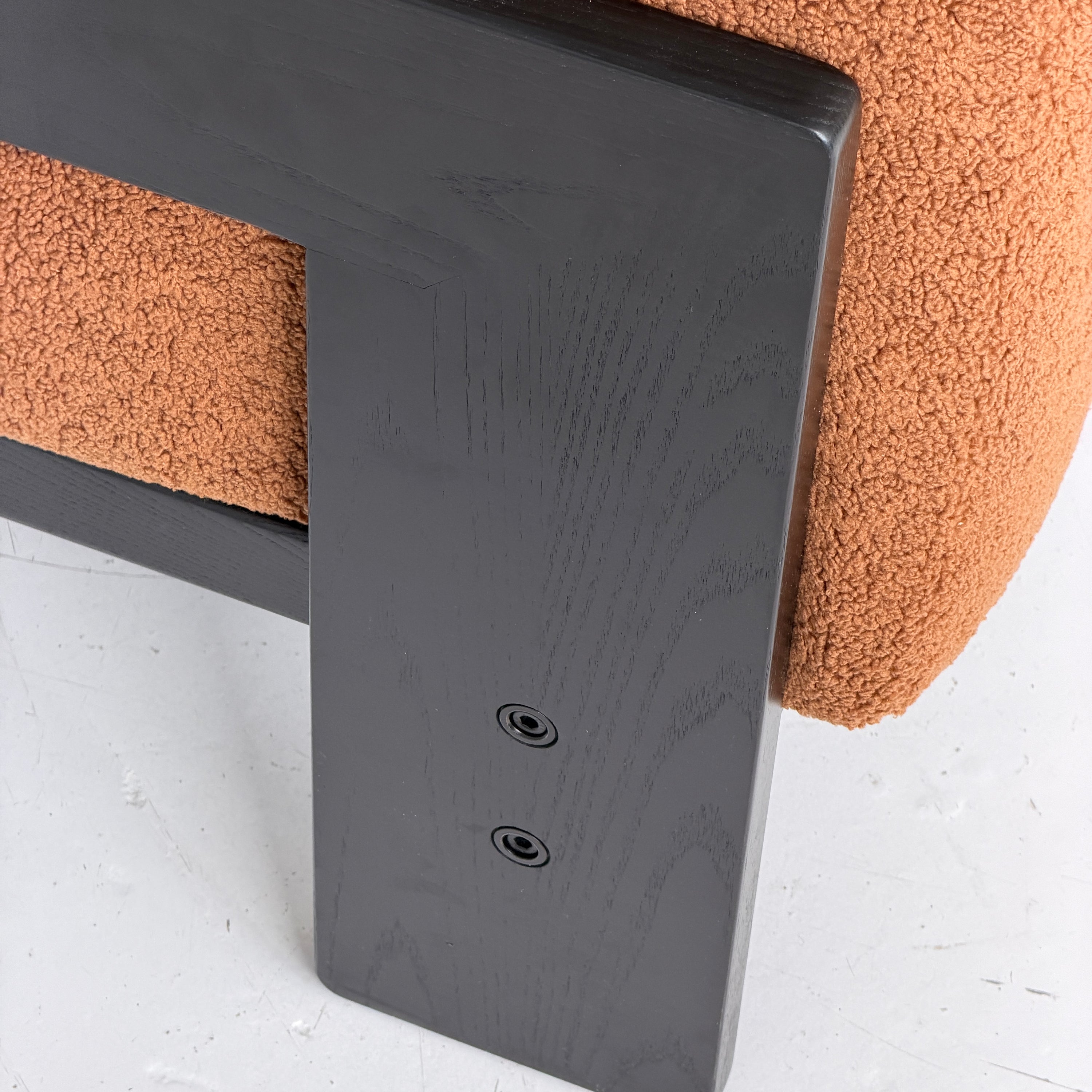 Ebonized Bastiano Chair by Afra + Tobia Scarpa for Gavina