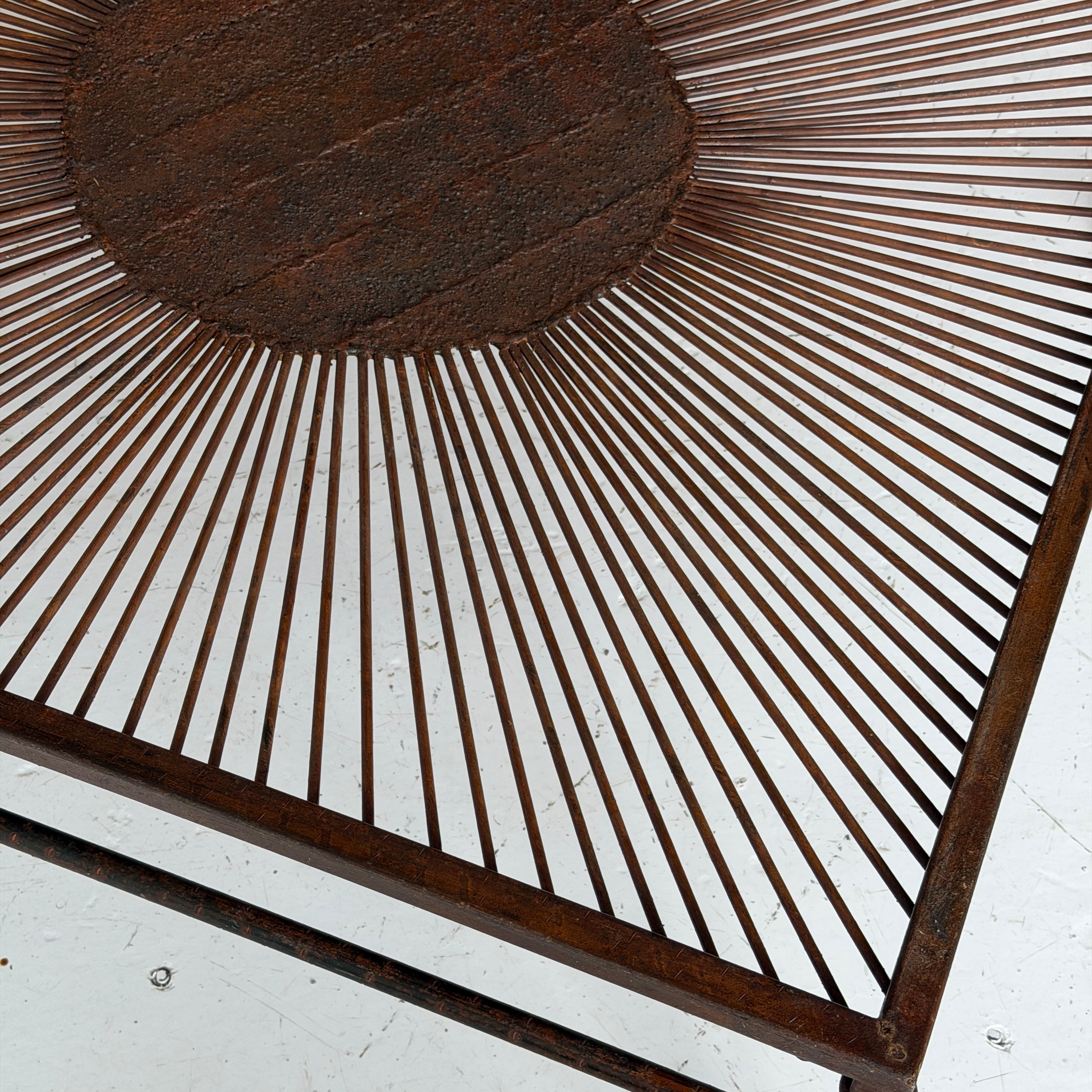 Studio Made Patinated Metal Coffee Table