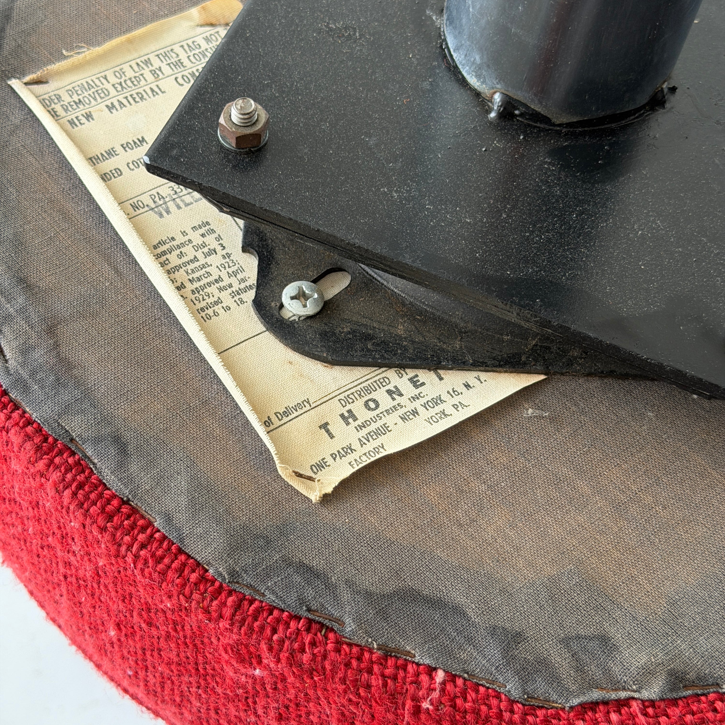 Upholstered Swivel Stools by Thonet