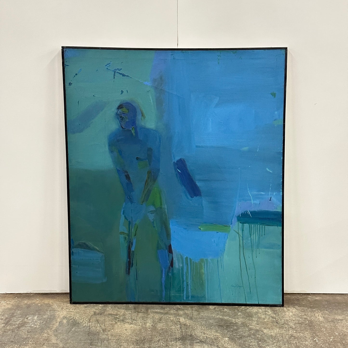 Vintage Acrylic Painting by Cary Shapes