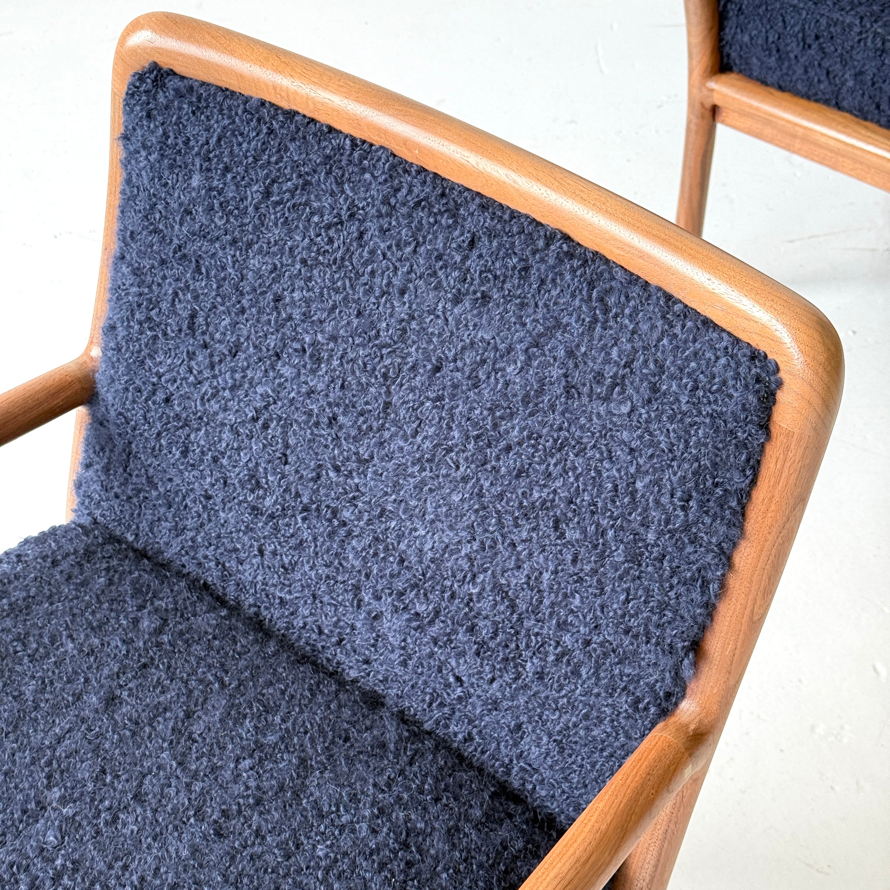 Bentwood Lounge Chairs by Ward Bennett for Brickell Associates