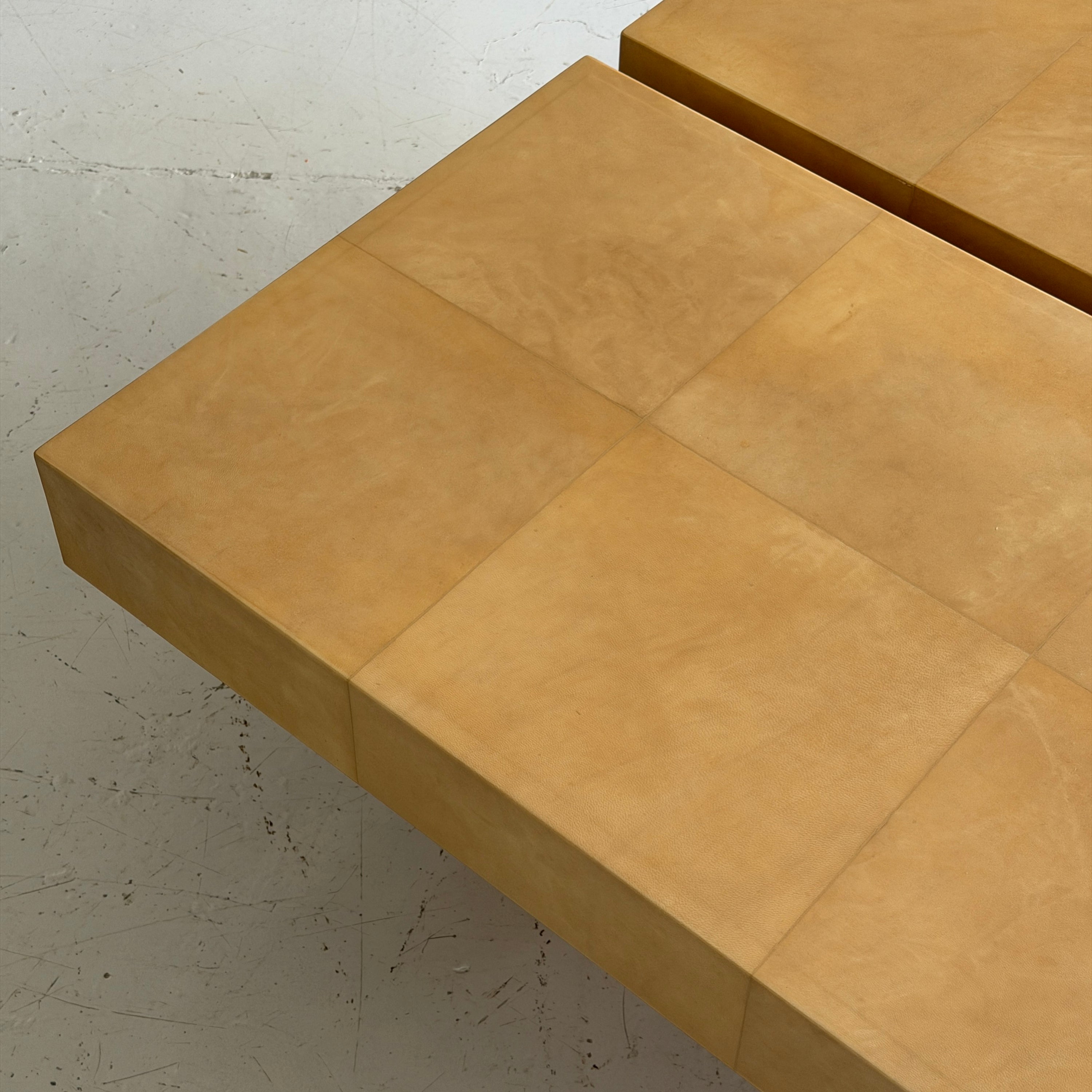Lacquered Goatskin Coffee Table by Aldo Tura