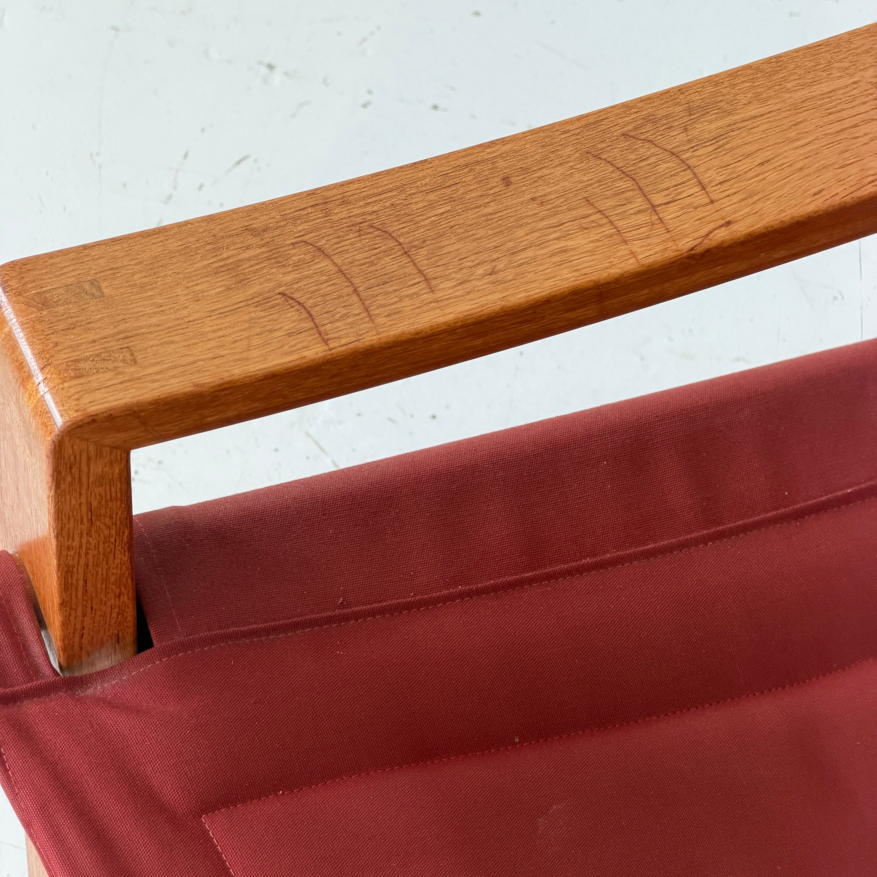 Red Safari Chair by Borge Jensen