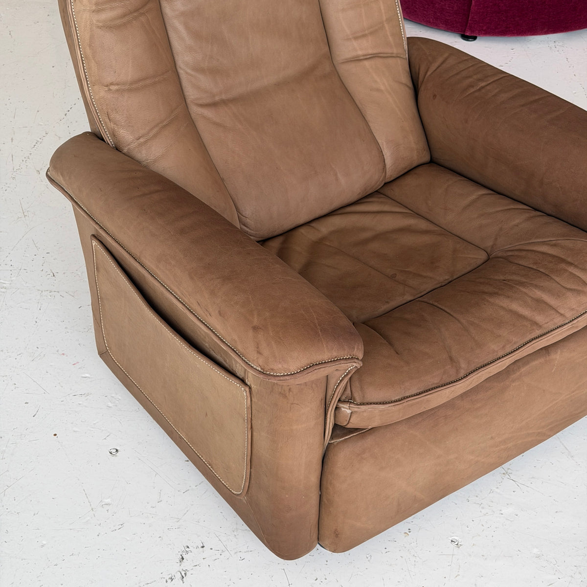 DS-50 Leather Lounge Chair by De Sede