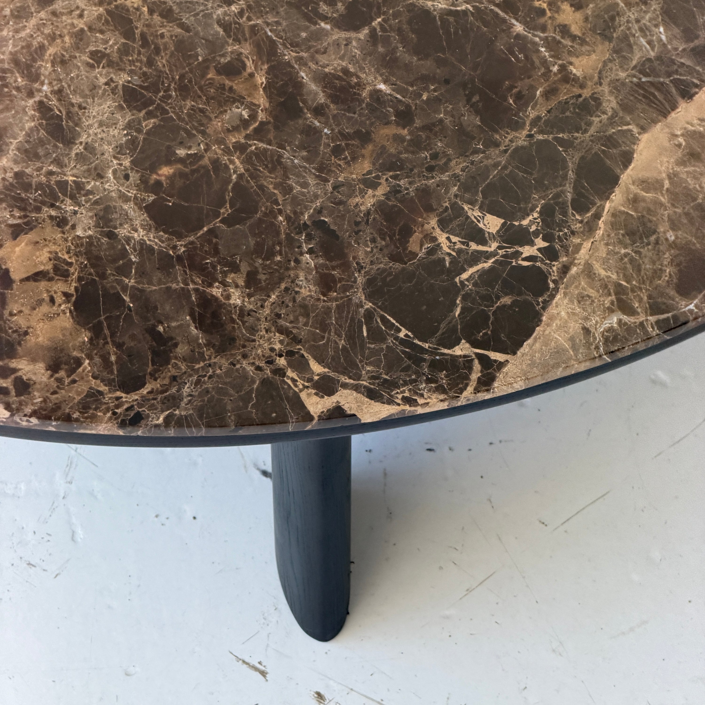 Brown Marble Coffee Table by Ligne Roset
