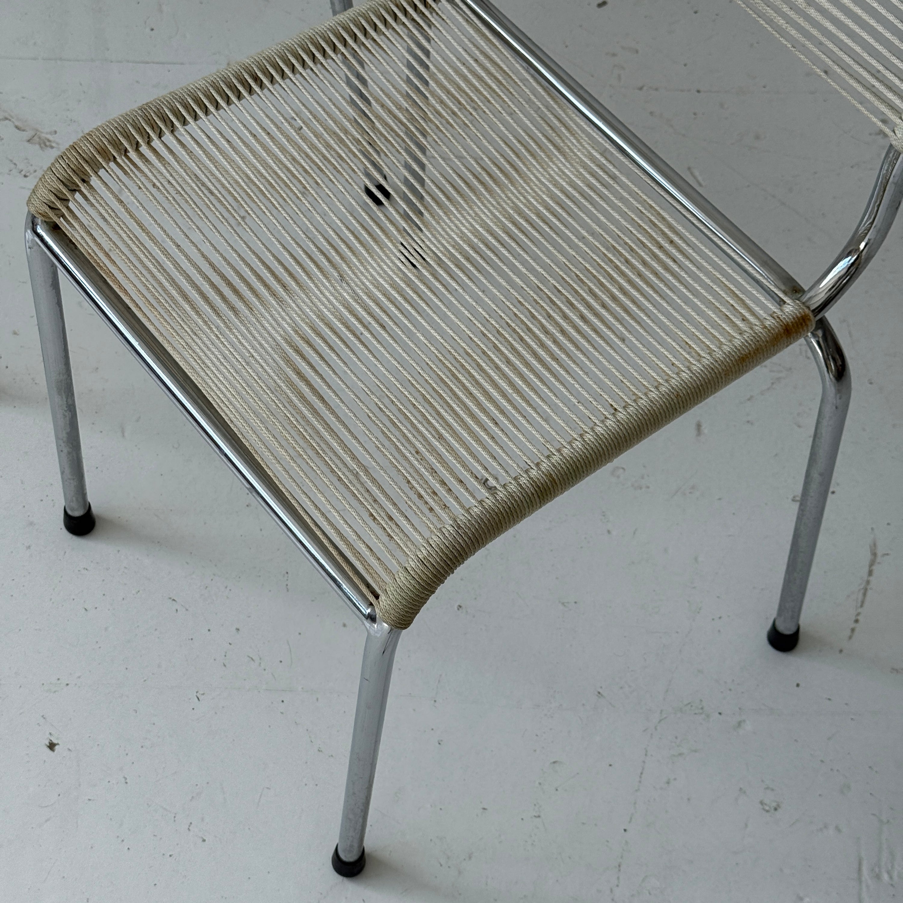 Model 130 Rope Dining Chairs by Andre Dupre for Knoll