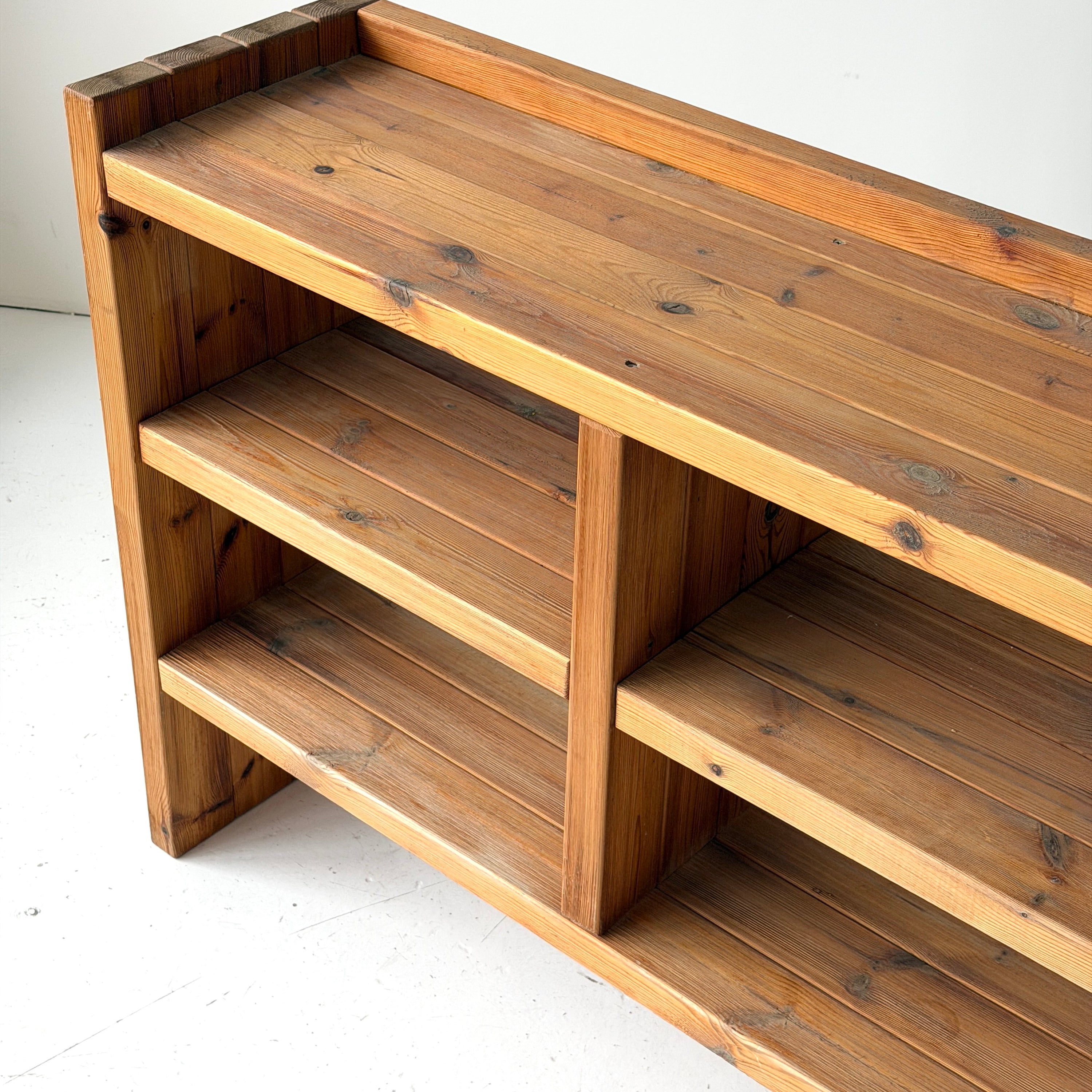 Christian IV Danish Pine Shelf by Hans Frydendal