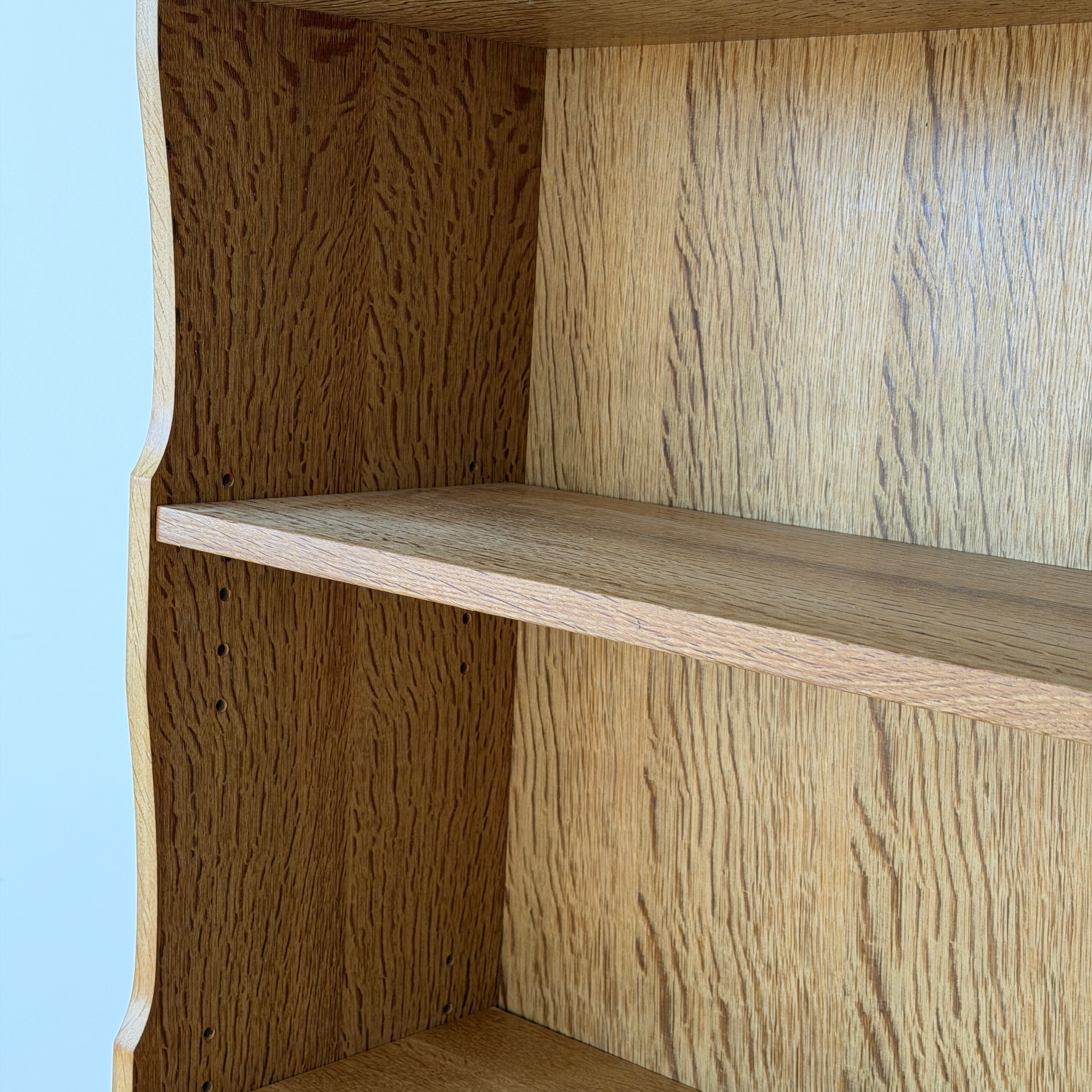 Kjaernulf Carved Oak Shelving Unit