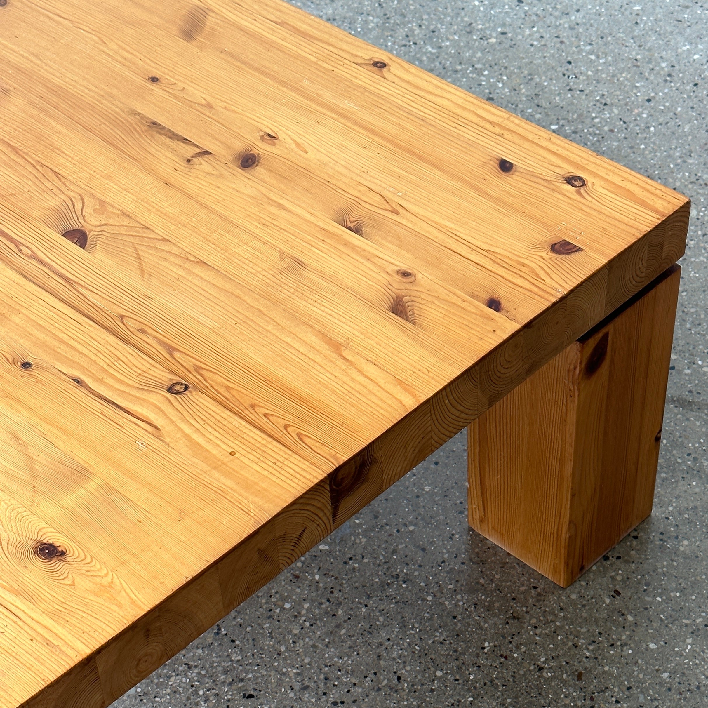 Monumental Swedish Pine Coffee Table (Small)