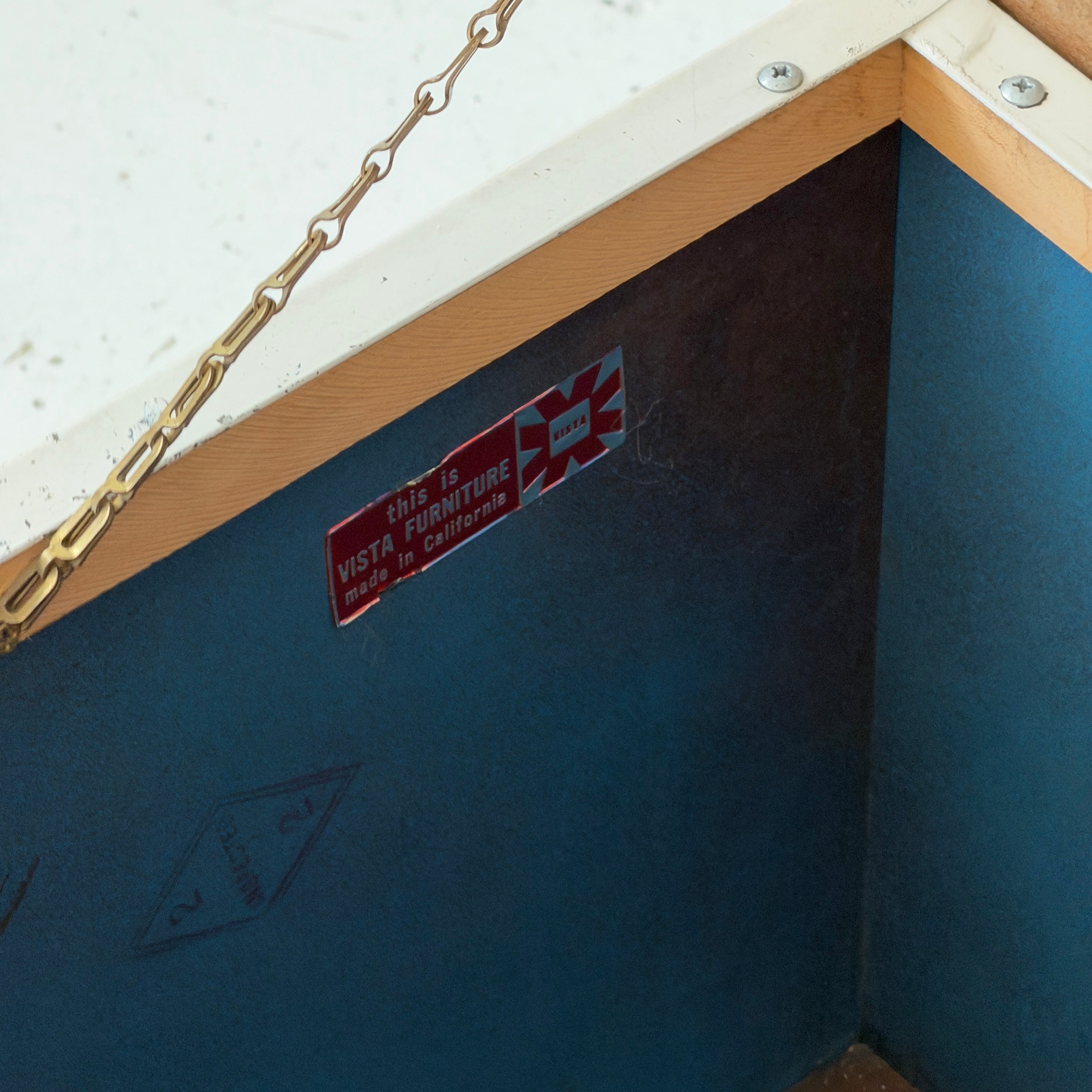 Blue Chest/Coffee Table by Vista of California
