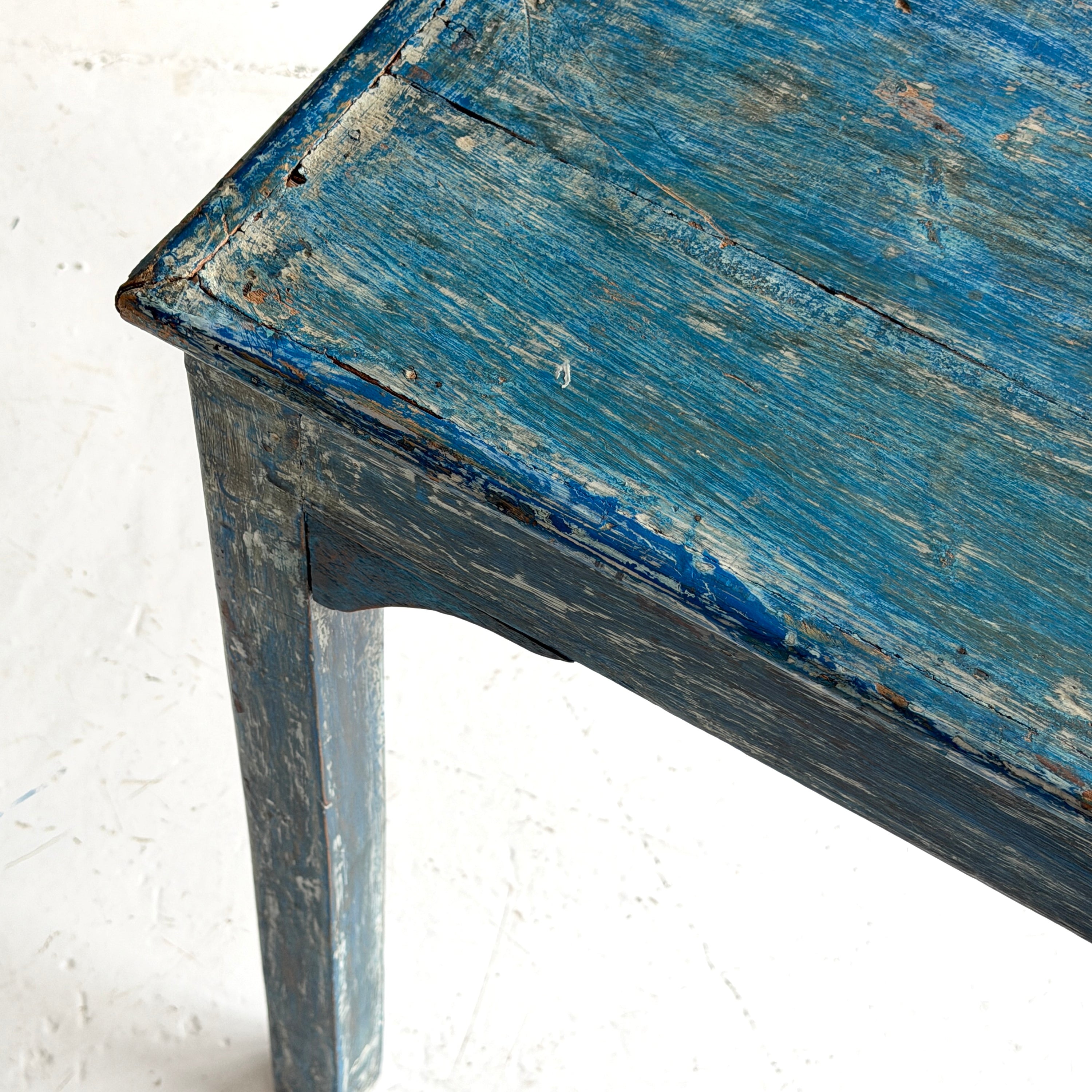 Primitive Painted Square Dining Table