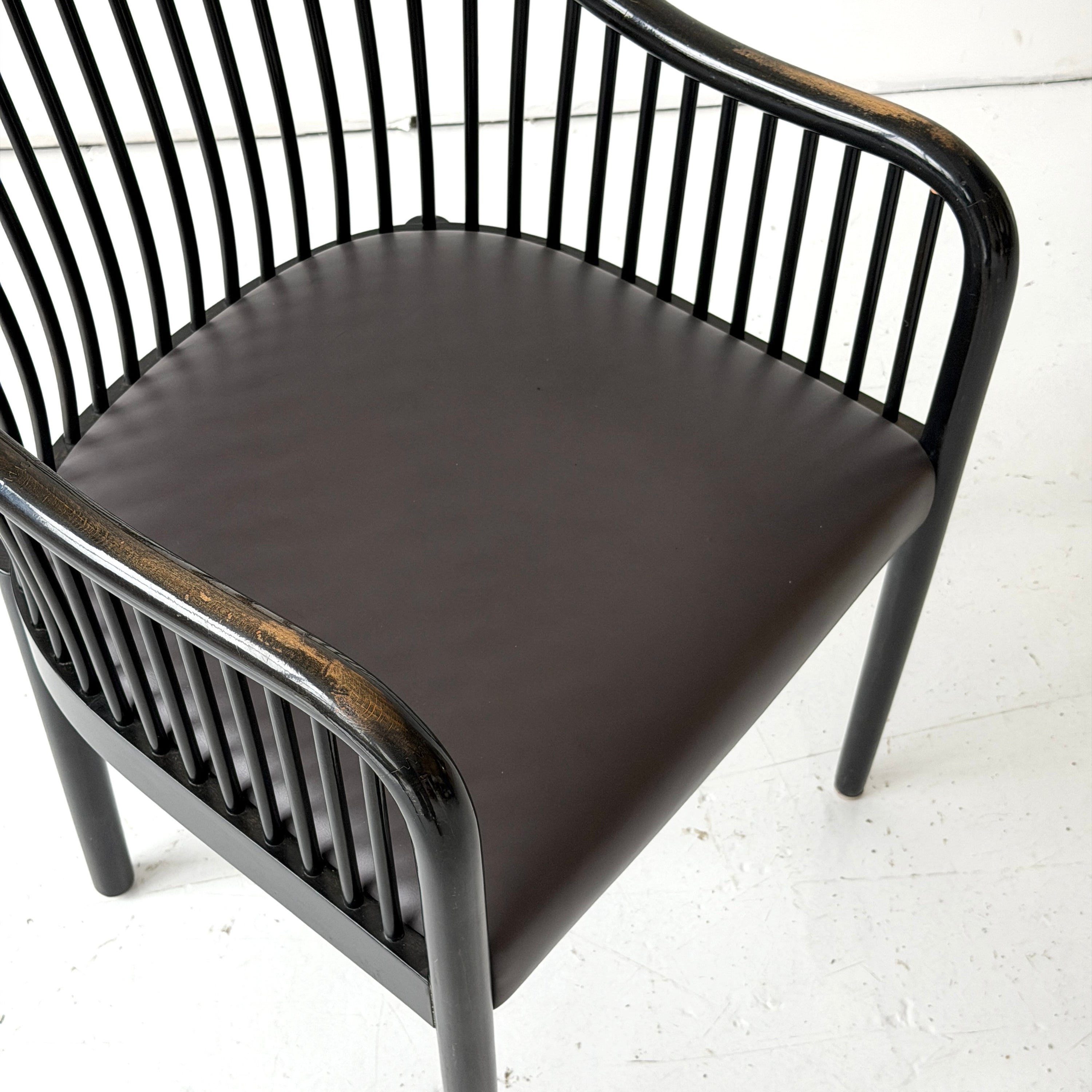 Bentwood Spindle Chairs by Ward Bennett for Brickell Associates