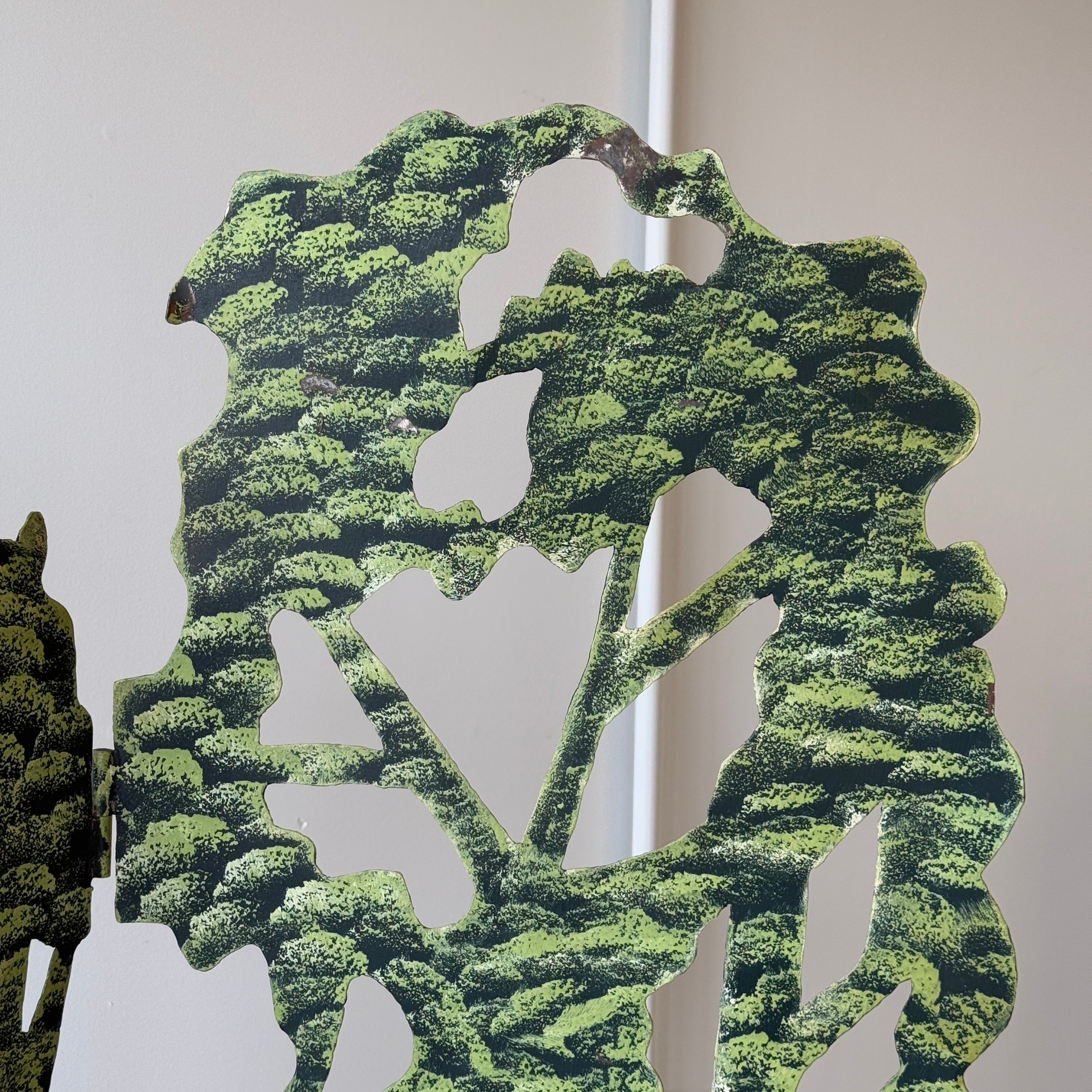 Sculptural Studio Made Metal Room Divider
