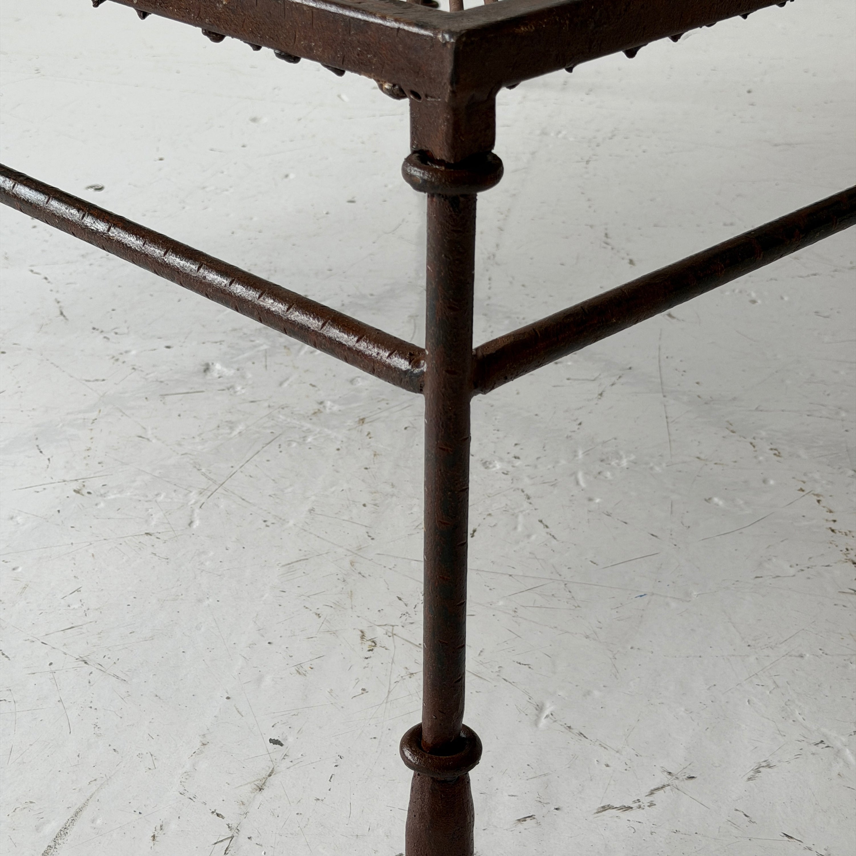 Studio Made Patinated Metal Coffee Table